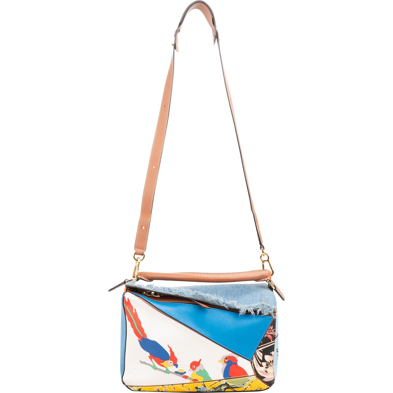 Loewe – Paula's Ibiza Parrot Puzzle Shoulder Bag