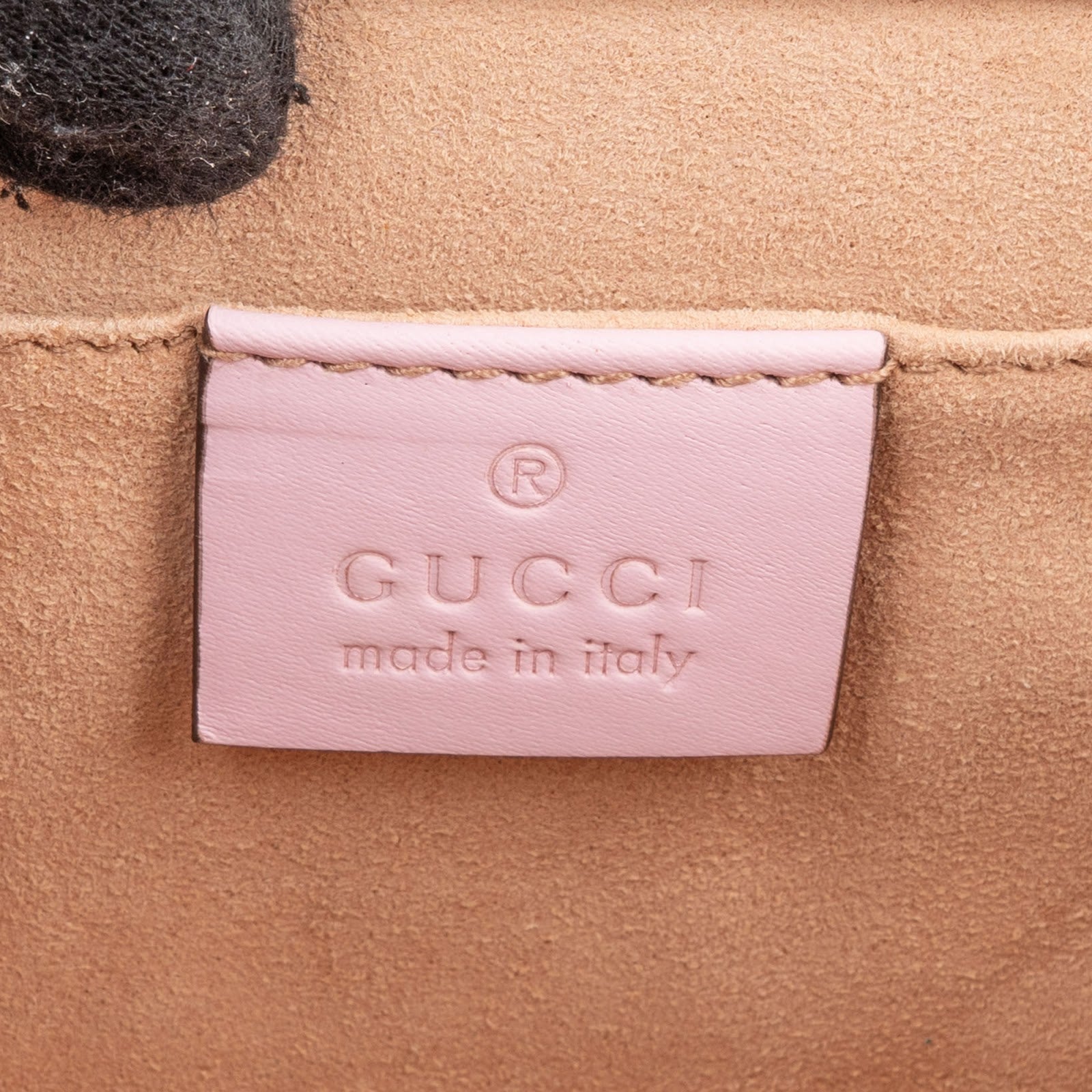 Gucci Monogram GG Supreme Apple Print Padlock Small Shoulder Bag