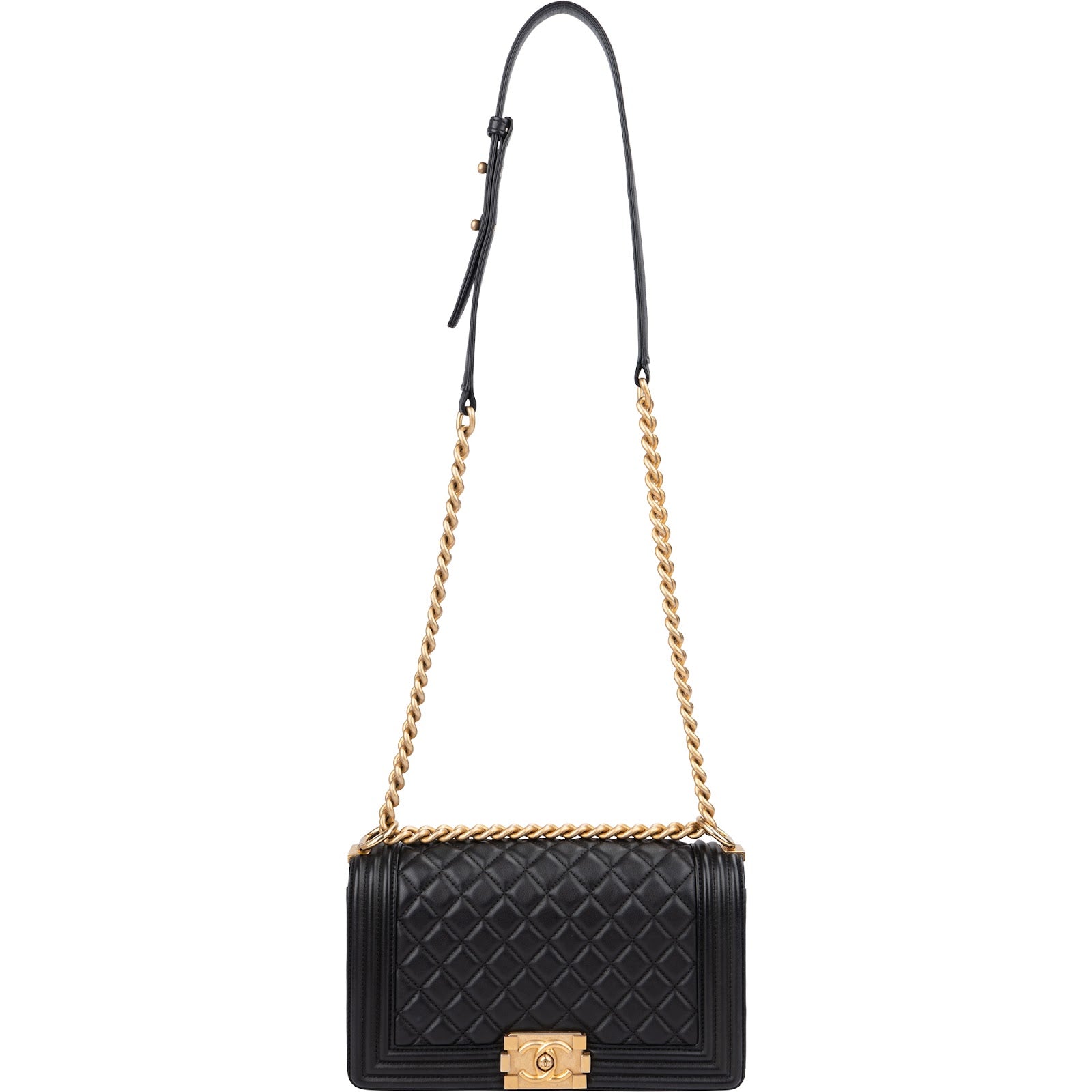 Chanel - Single Flap Medium Boy Crossbody Bag