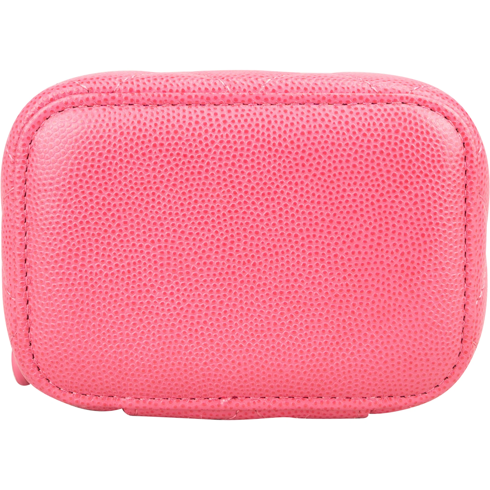 Chanel Pink Caviar Leather Mini Vanity Crossbody Bag