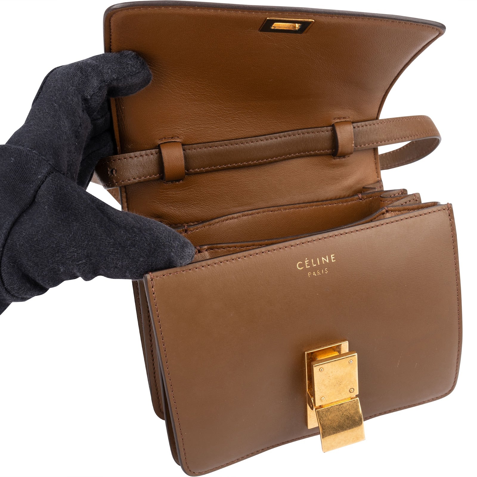 Celine - Kleine klassieke box-crossbodytas