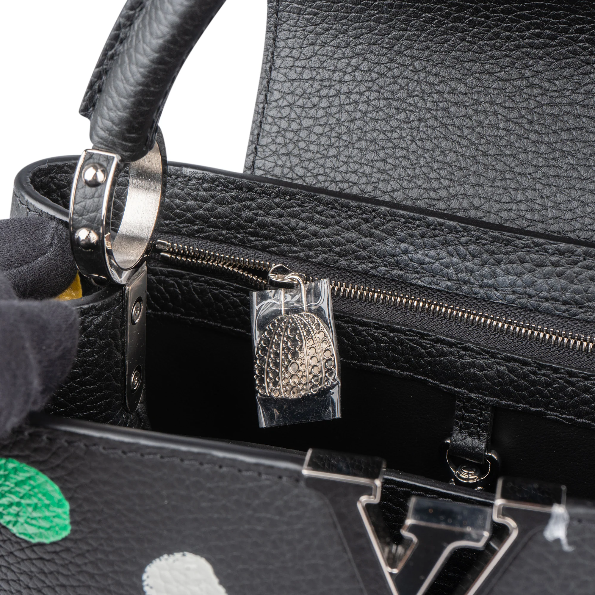 Louis Vuitton x Yayoi Kusama Dots Capucines MM Handbag