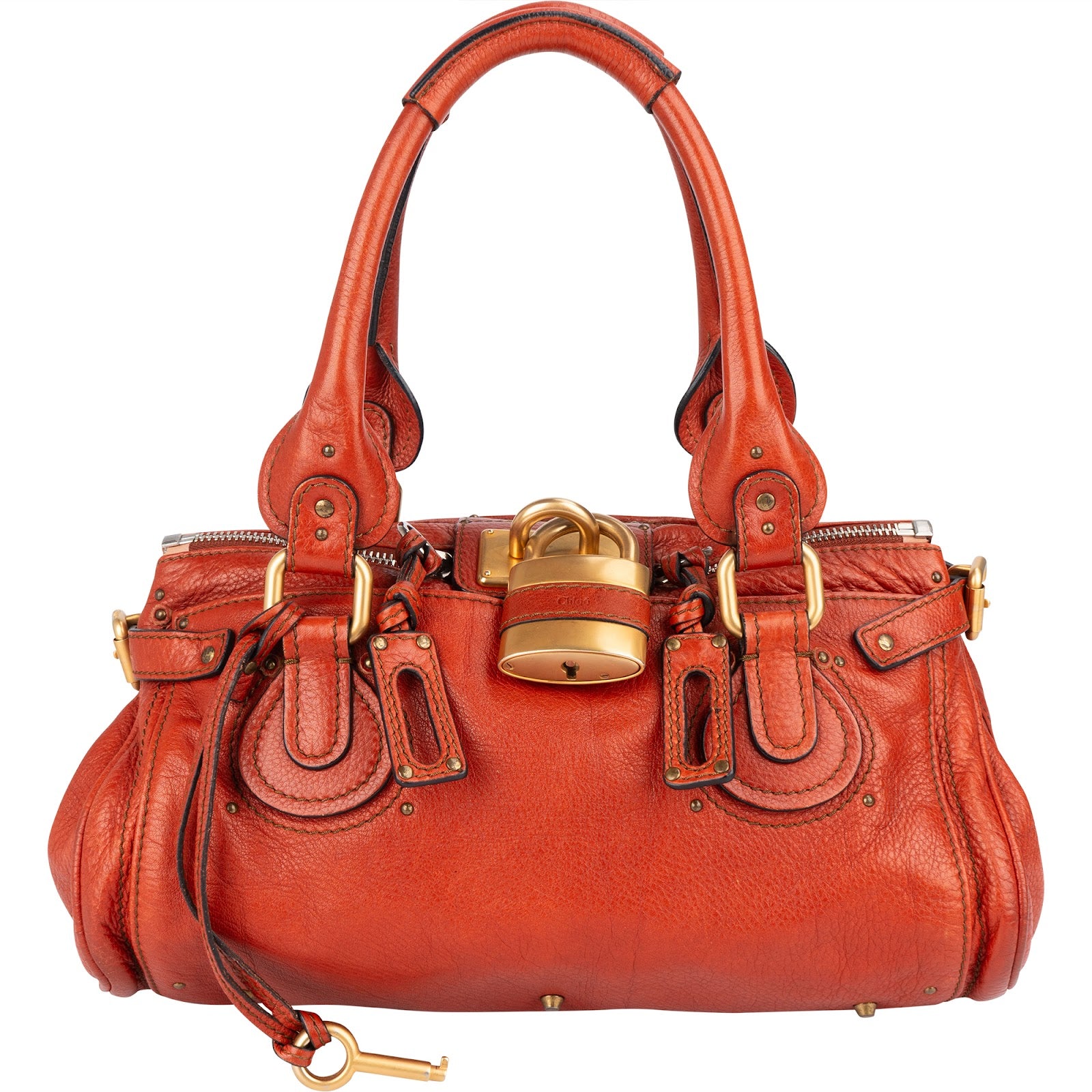 Skórzana torebka typu satchel Chloé w stylu Paddington