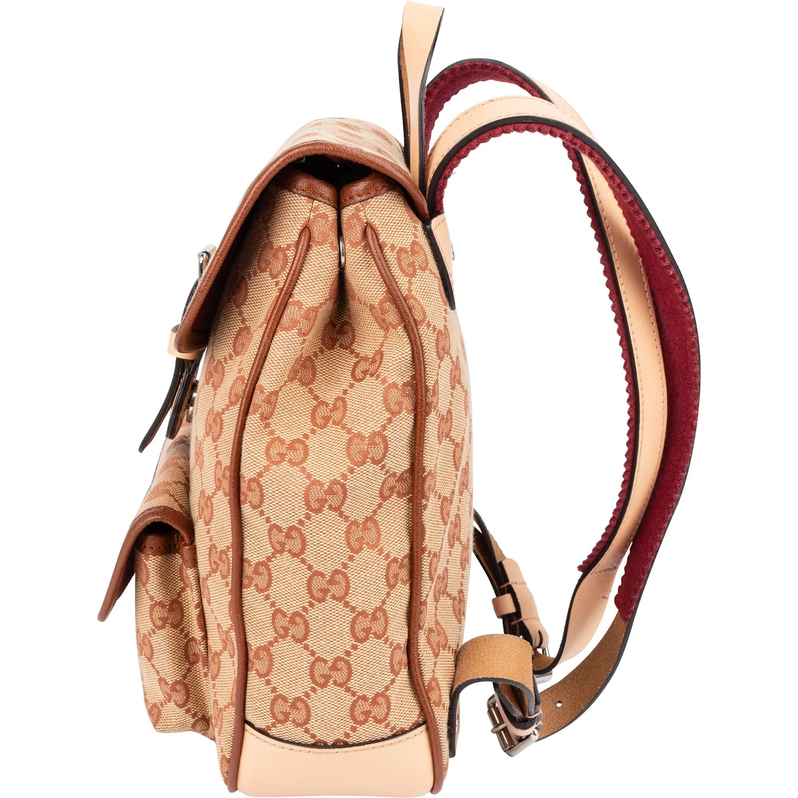 Gucci - Monogram GG Flap Backpack
