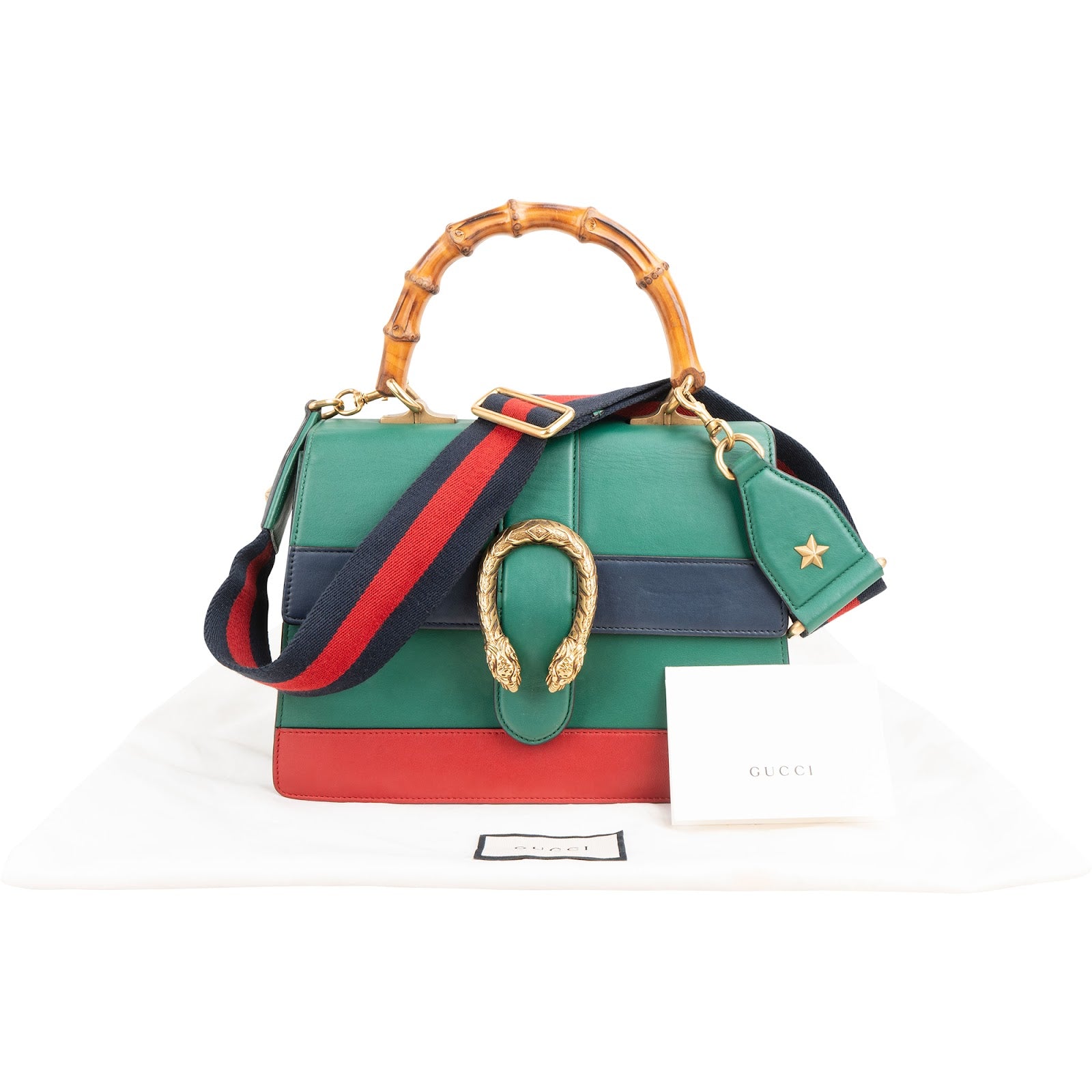 Gucci - Dionysus Bamboo Top Handle Crossbody Bag
