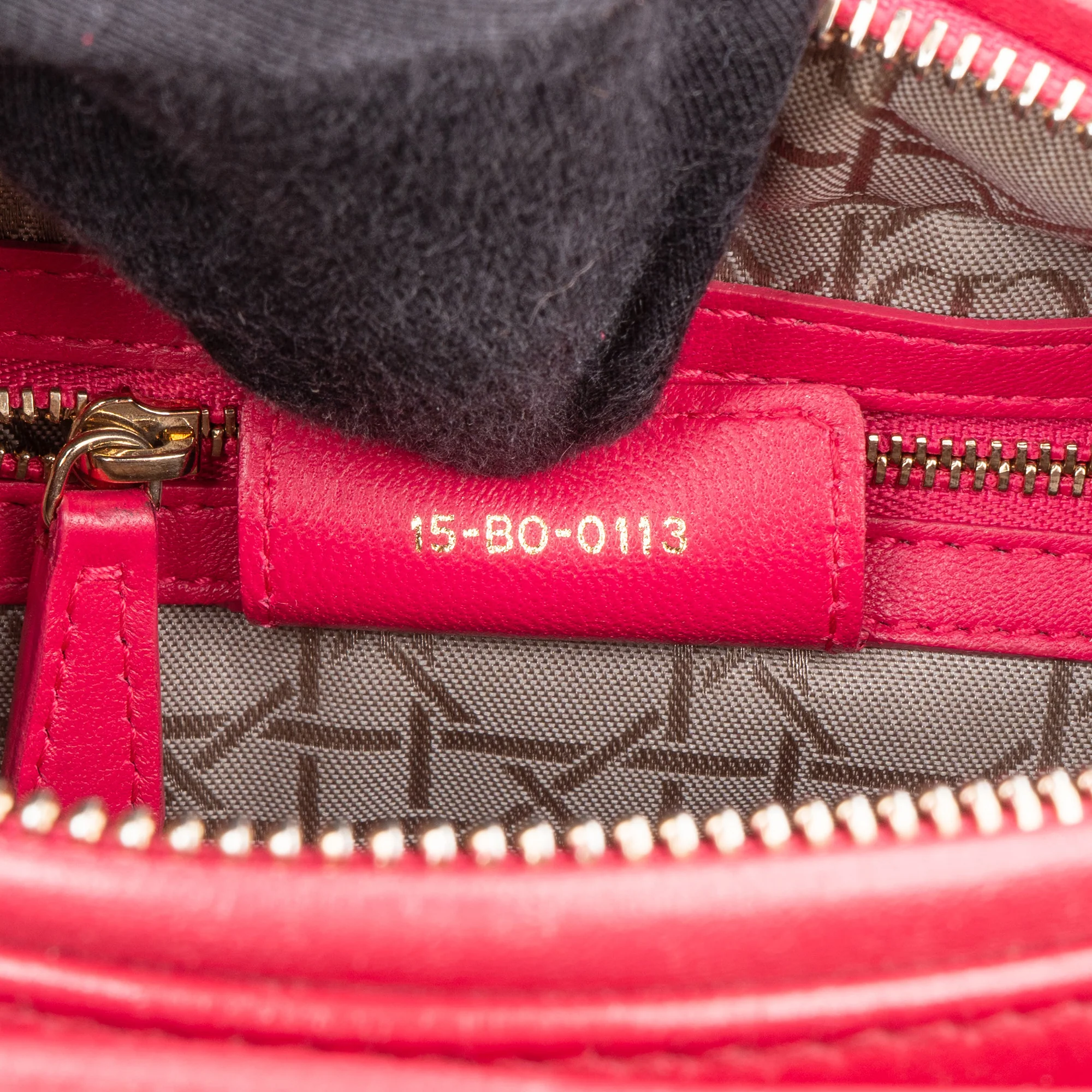 Christian Dior Quilted Leather Lady Dior Handbag