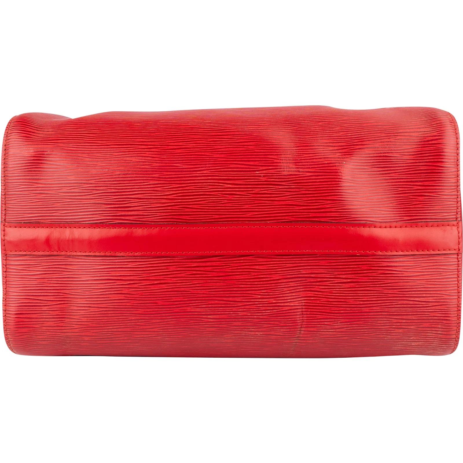 Louis Vuitton Red Epi Leather Speedy 30 Boston Bag