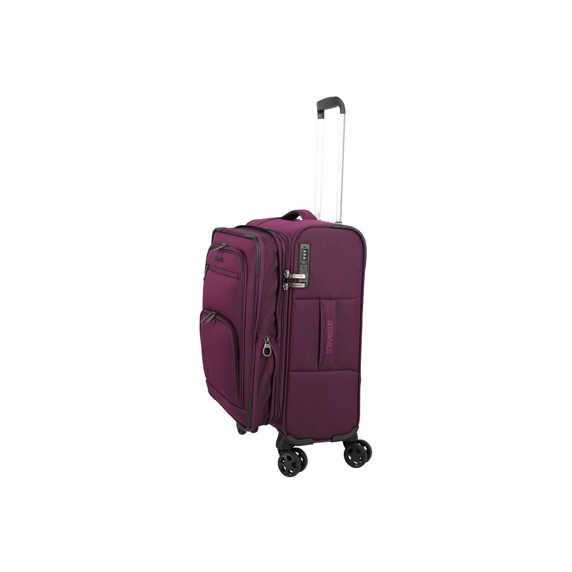 CUBIS Kabinengepäck S (55 cm) erweiterbar - Berry
