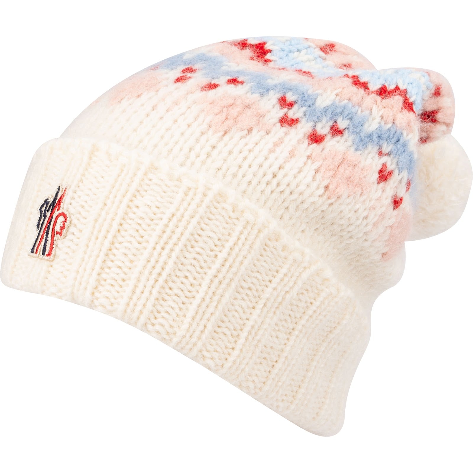 Moncler – Grenoble Multicolor Fair Isle Wollmütze