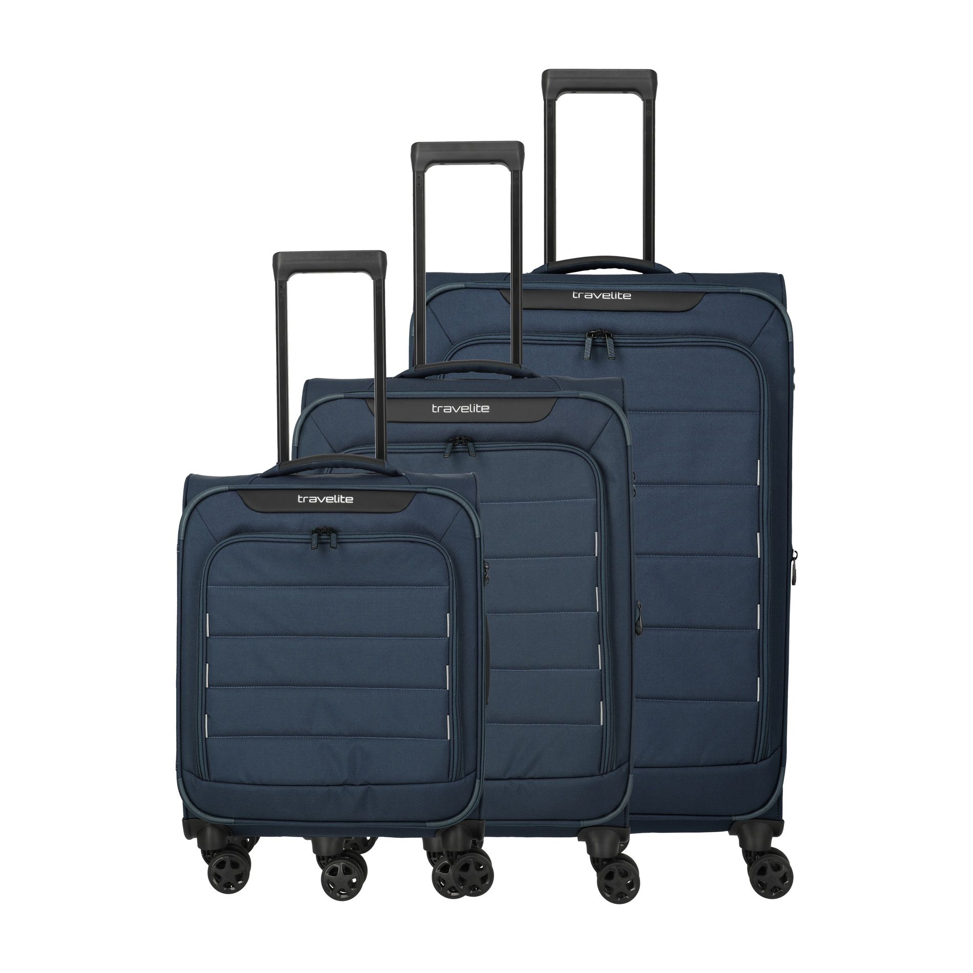 SKAII Kofferset L/M (erweiterbar)/S - Red - Navy [20]