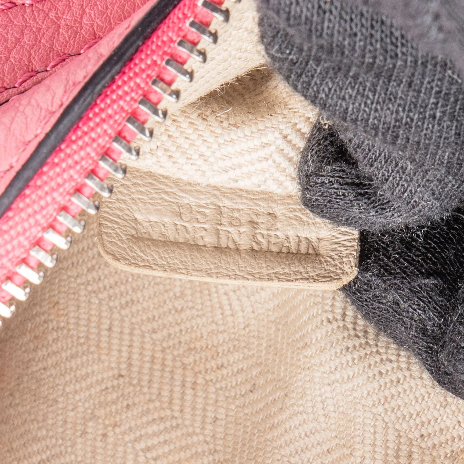 Loewe Pink Leather Puzzle Mini Crossbody Handbag