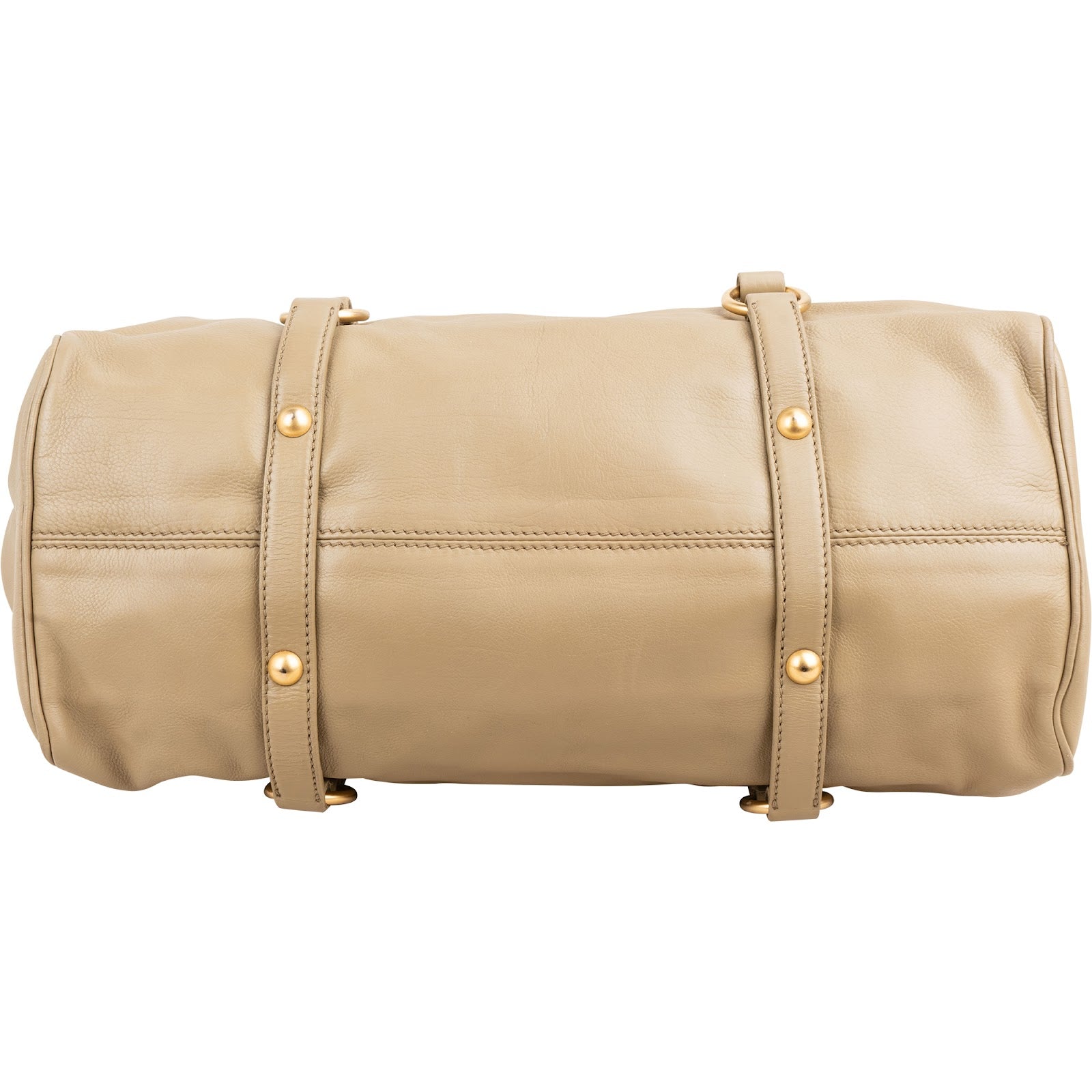 Miu Miu – Vitello Lux Leather Bow Schultertasche
