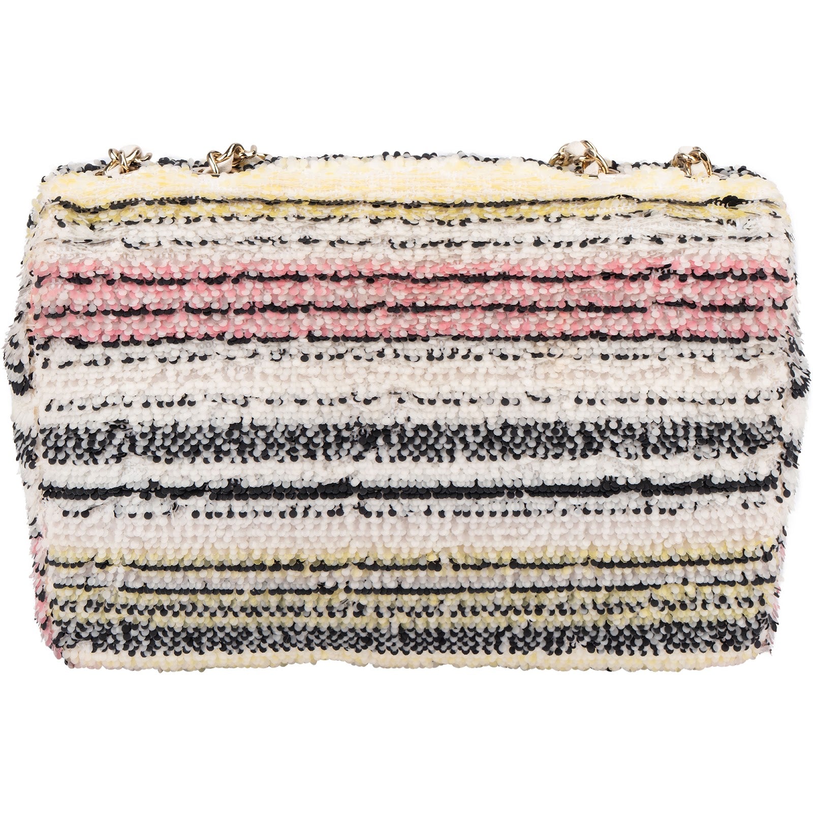 Chanel - Sequin Multicolor Single Flap Crossbody Bag