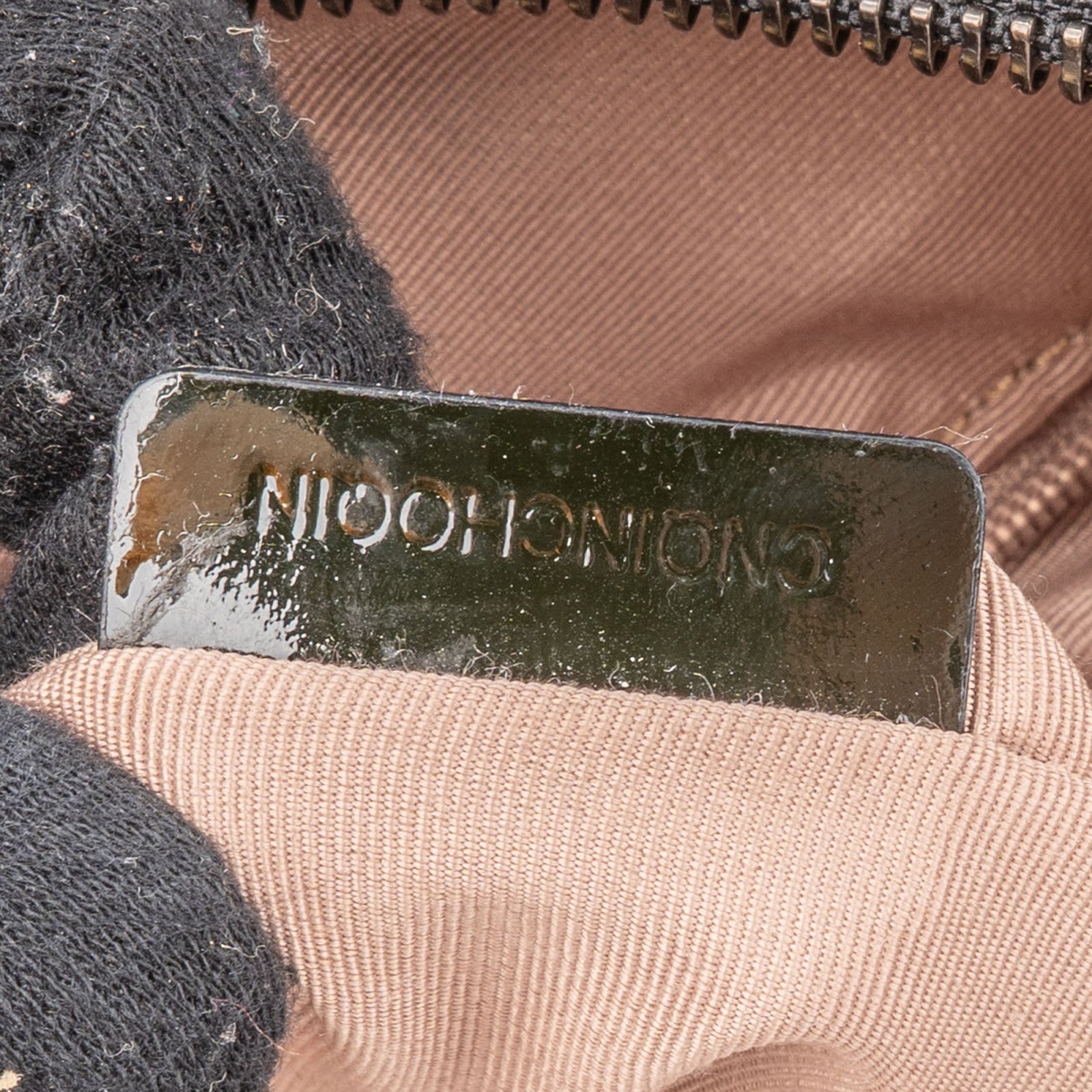 Burberry Nova-Check Monogram Hobo Shoulder Bag