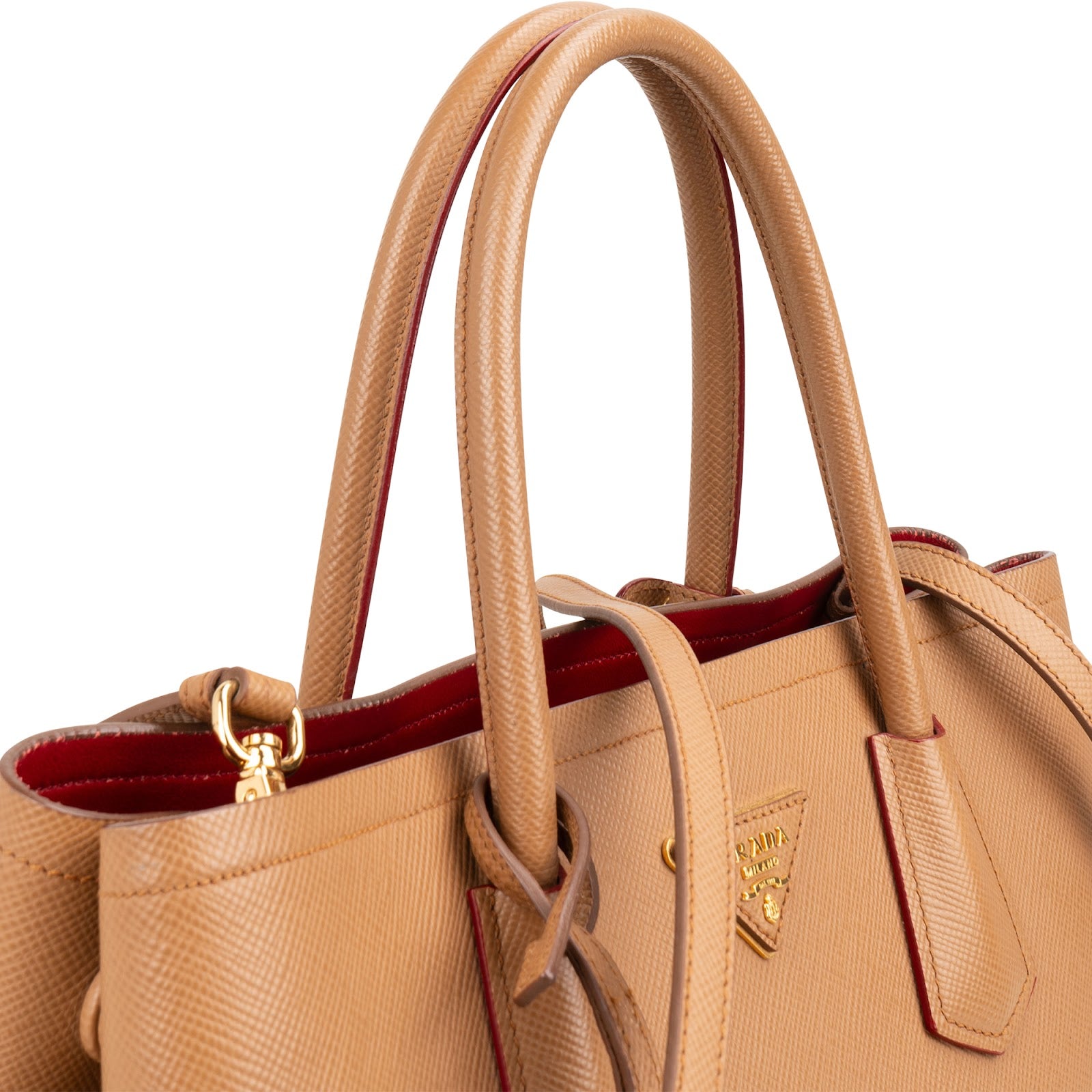 Prada – Saffiano Cuir Double Tote Handtasche