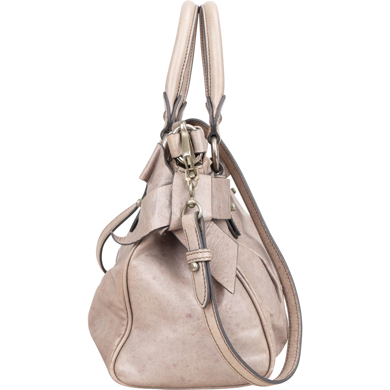 Miu Miu Vitello Lux City Handbag