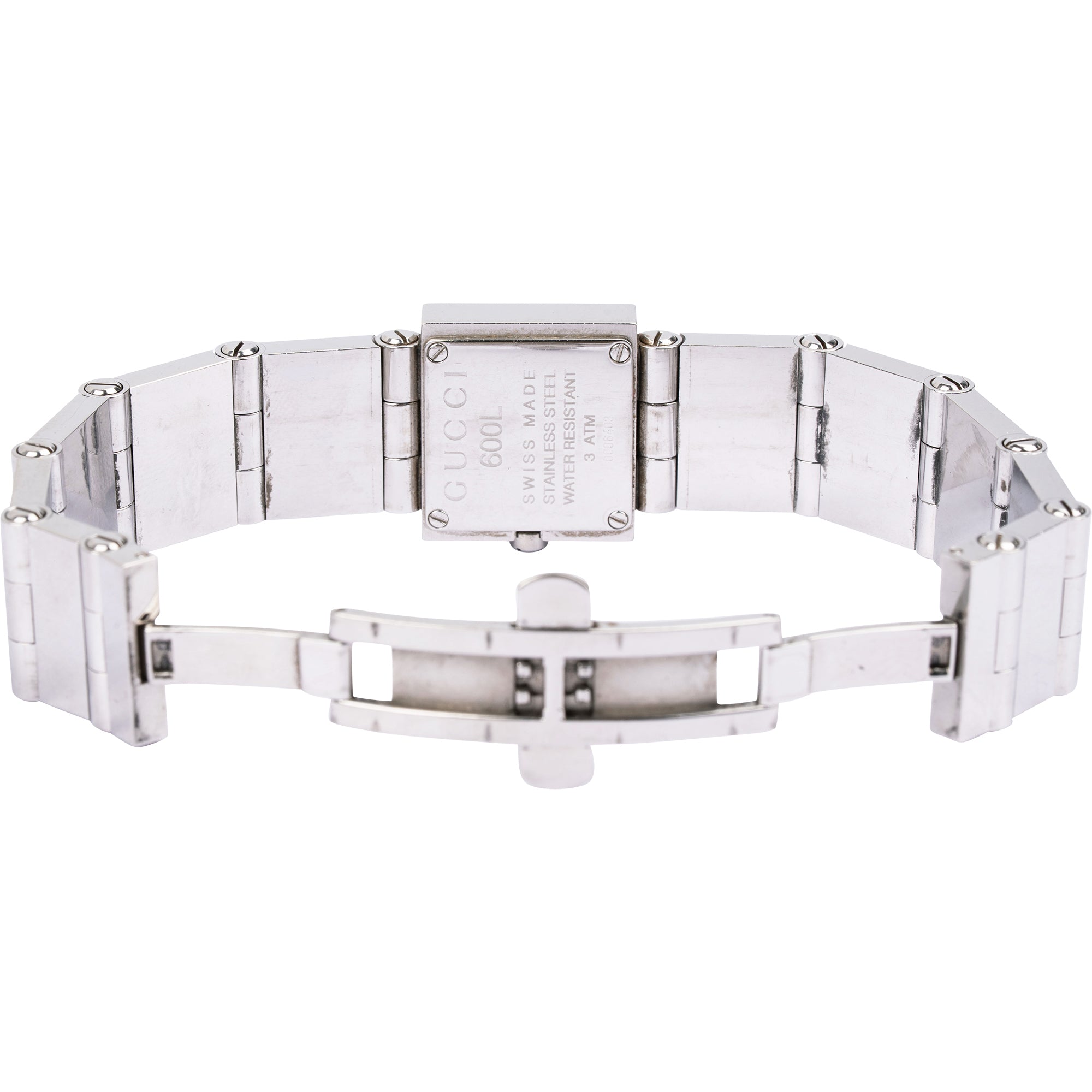 Gucci Silver Tone 600 L Damenuhr