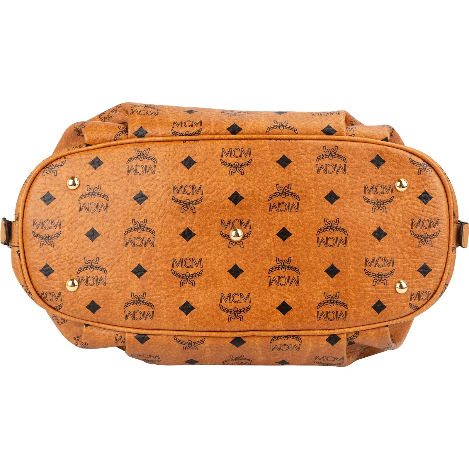 MCM Monogram Visetos Hobo Shoulder Bag