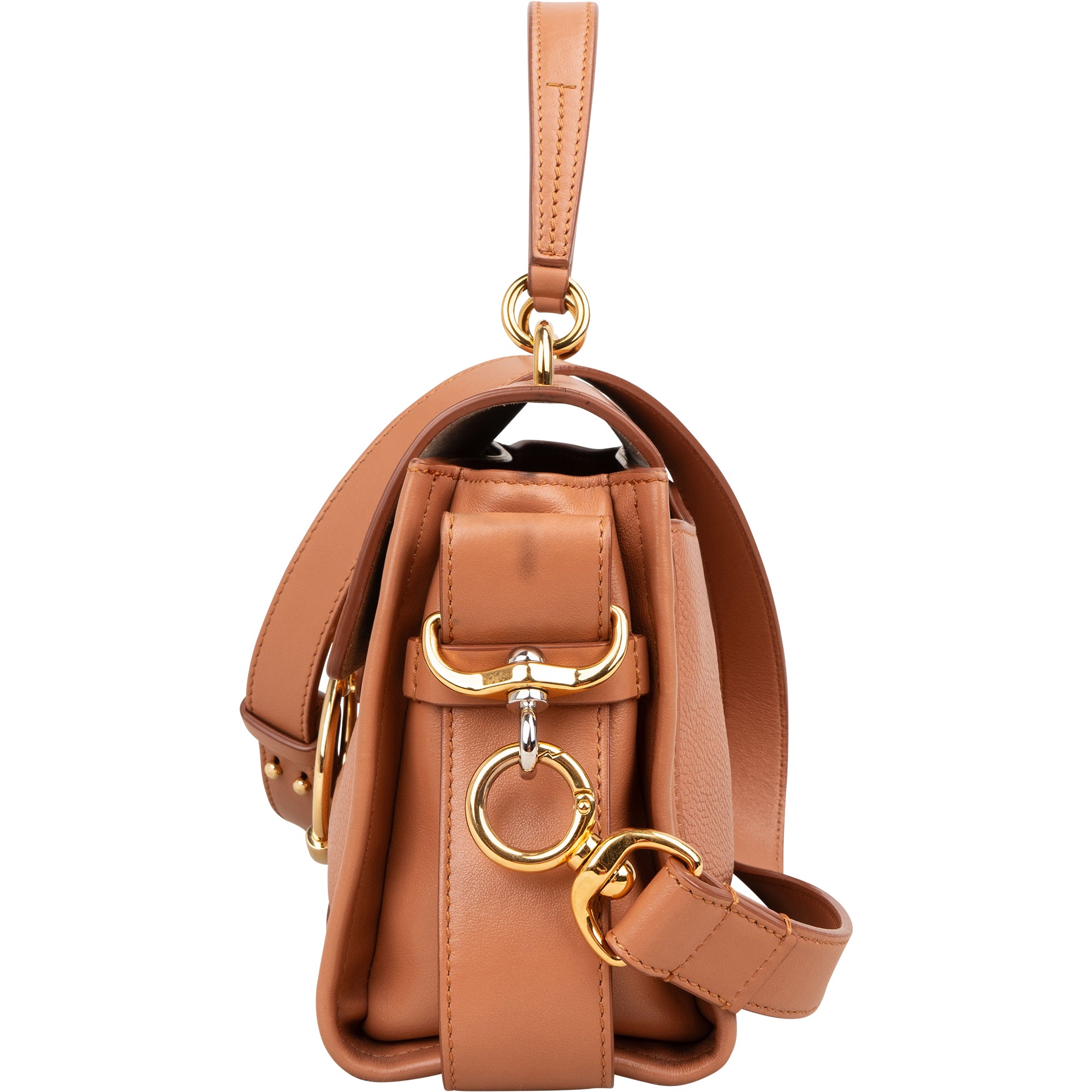 Petit sac à bandoulière « Tess » de Chloé en cuir de veau grainé
