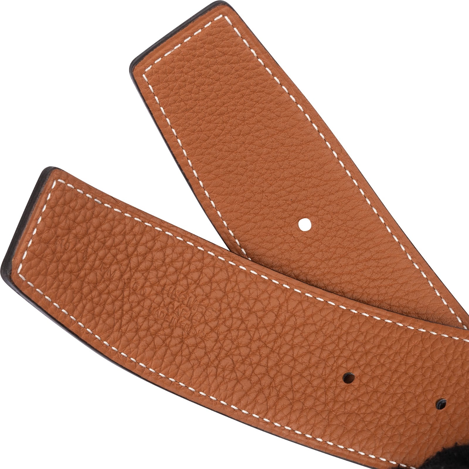 Hermès - Reversible Leather H au Carre Belt (110)