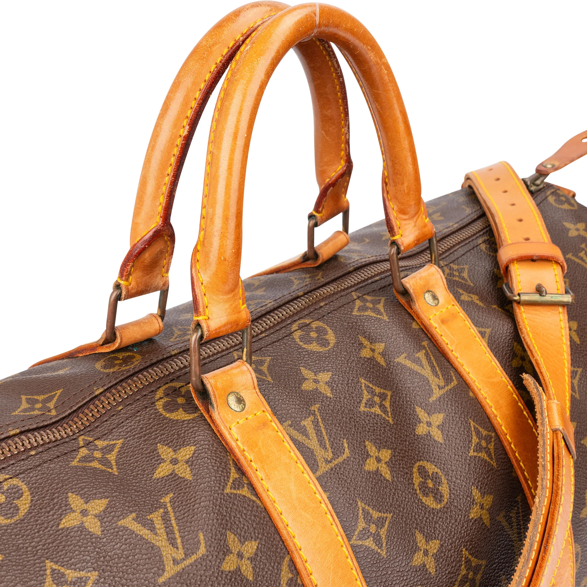 Louis Vuitton Monogram Canvas Keepall 50 Bandoulière Reisetasche