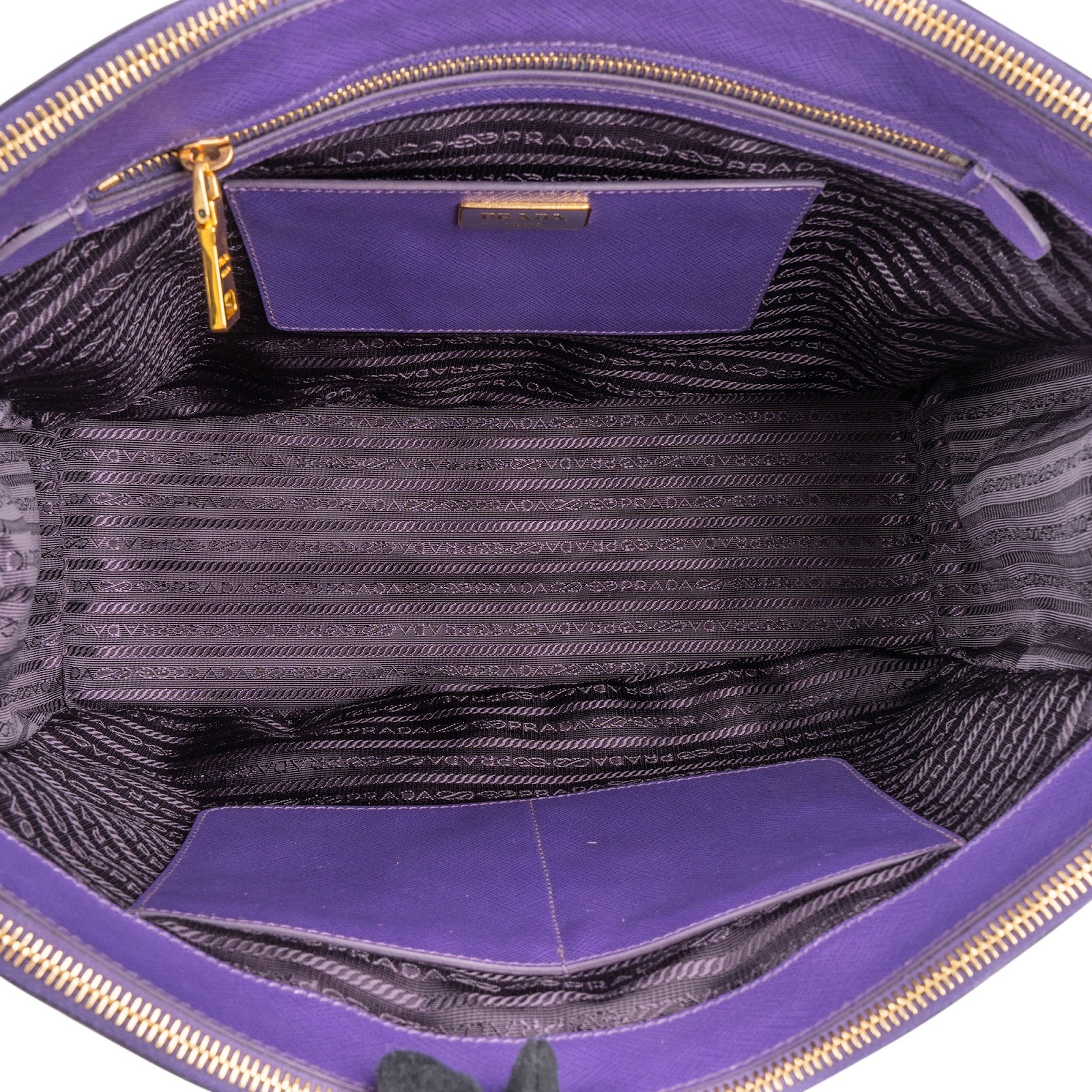 Prada Saffiano Leather Lux Galleria Handbag