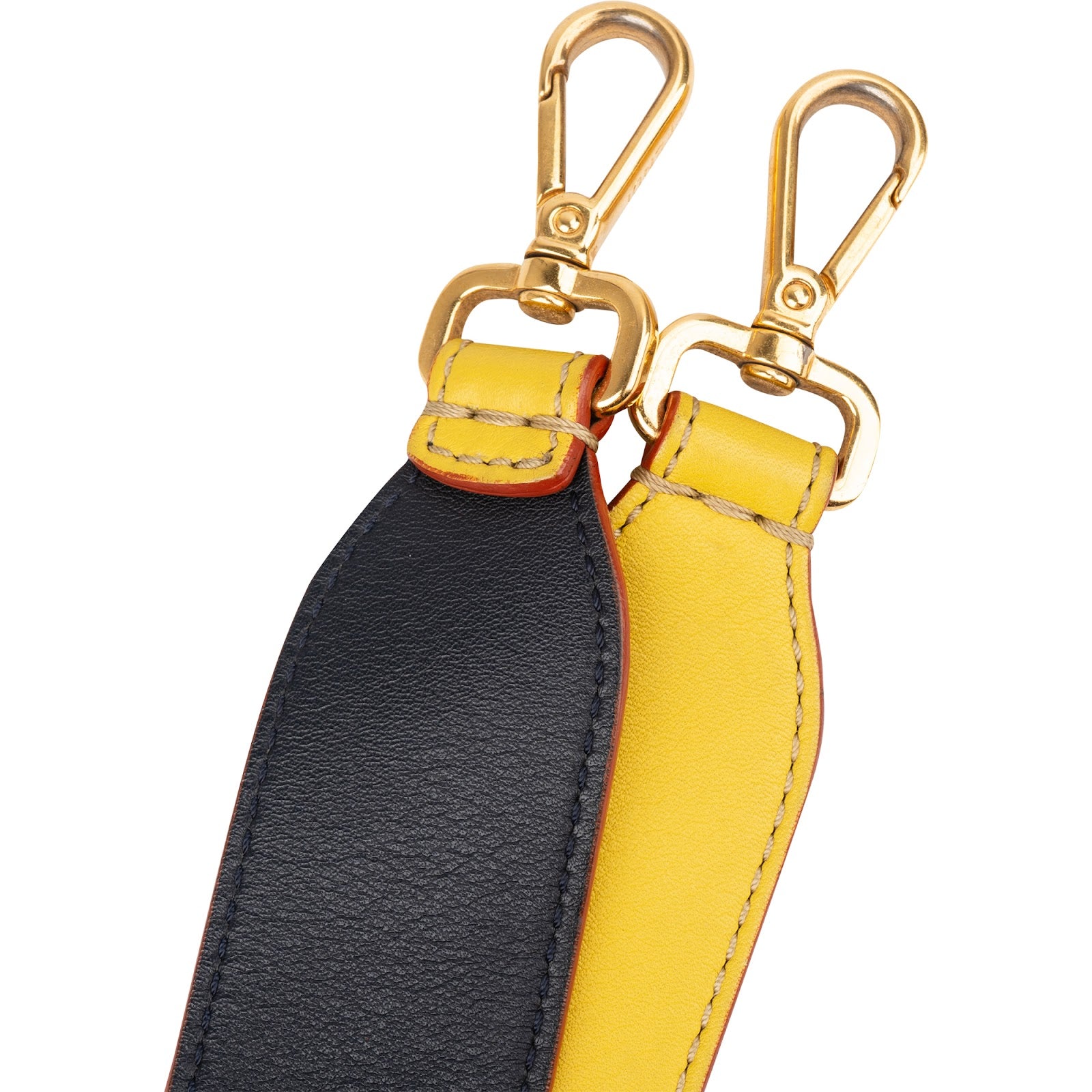 Fendi Bicolor Leather Reversible You Bags Strap
