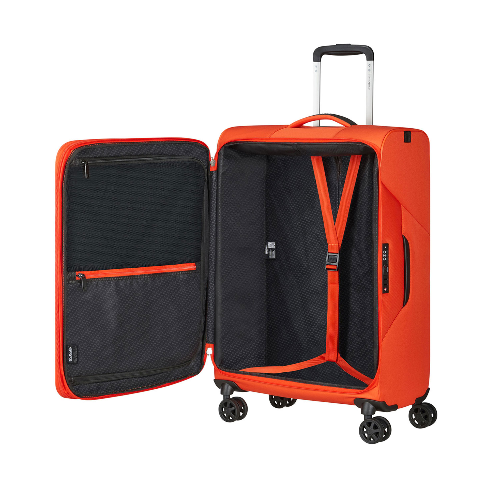 LITEBEAM Trolley 4 Rollen 66cm EXP - Tangerine Orange