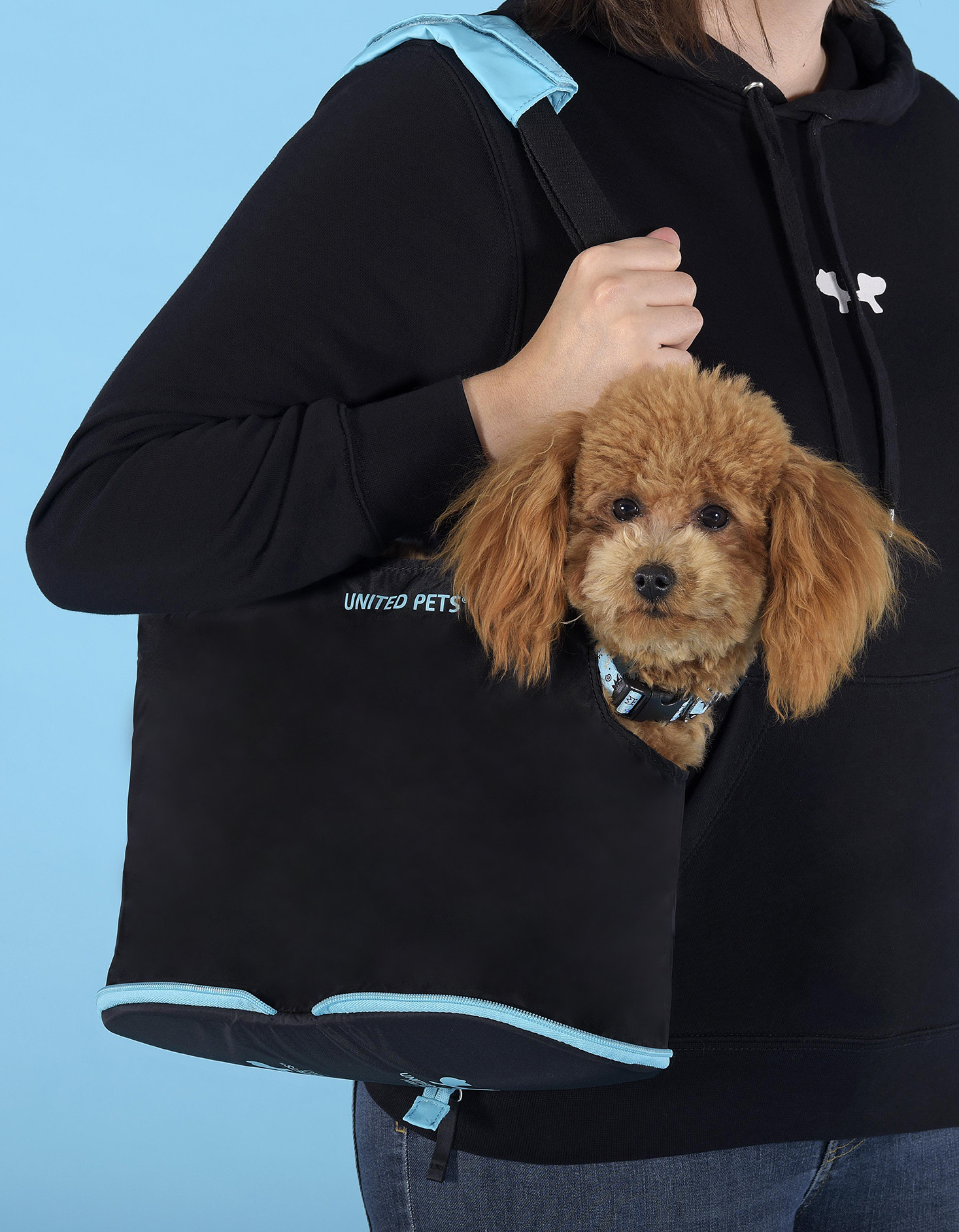 Faltbare Tragetasche mit Sicherheitsclip