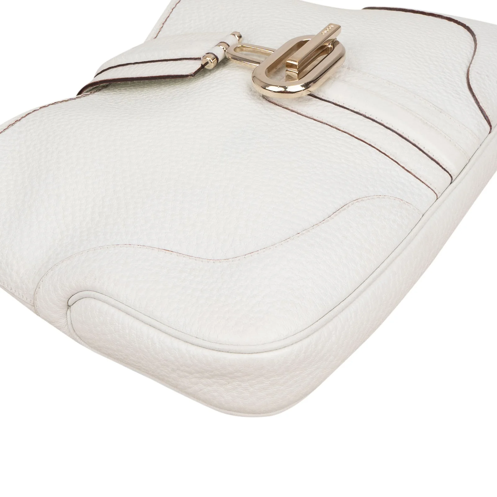 Gucci Grained Leather Jackie Shoulder Bag