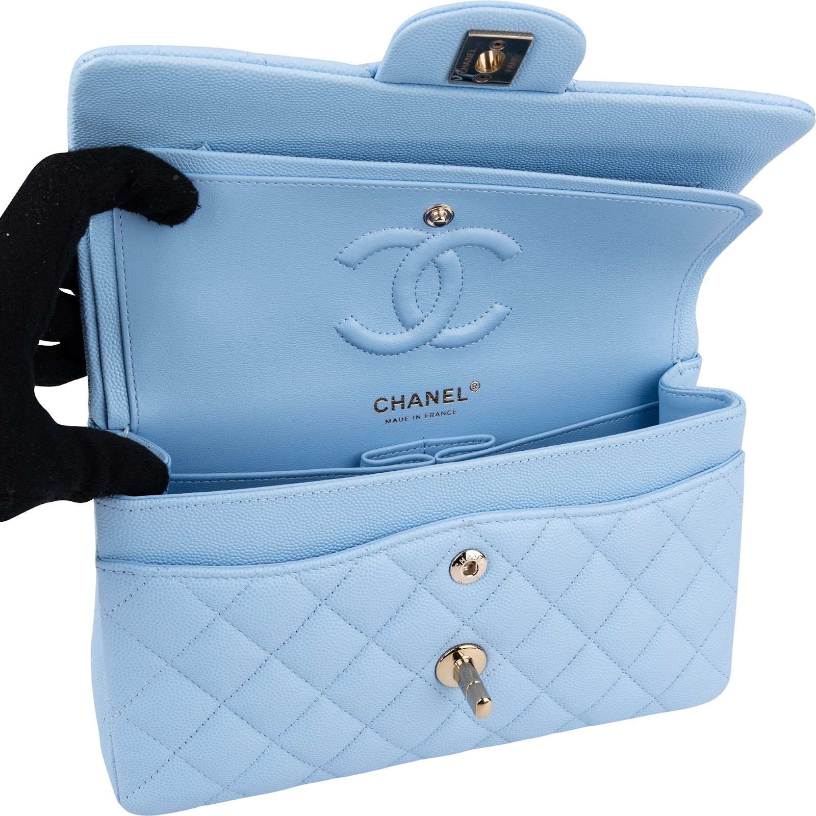 Chanel Quilted Double Flap Shoulder Bag