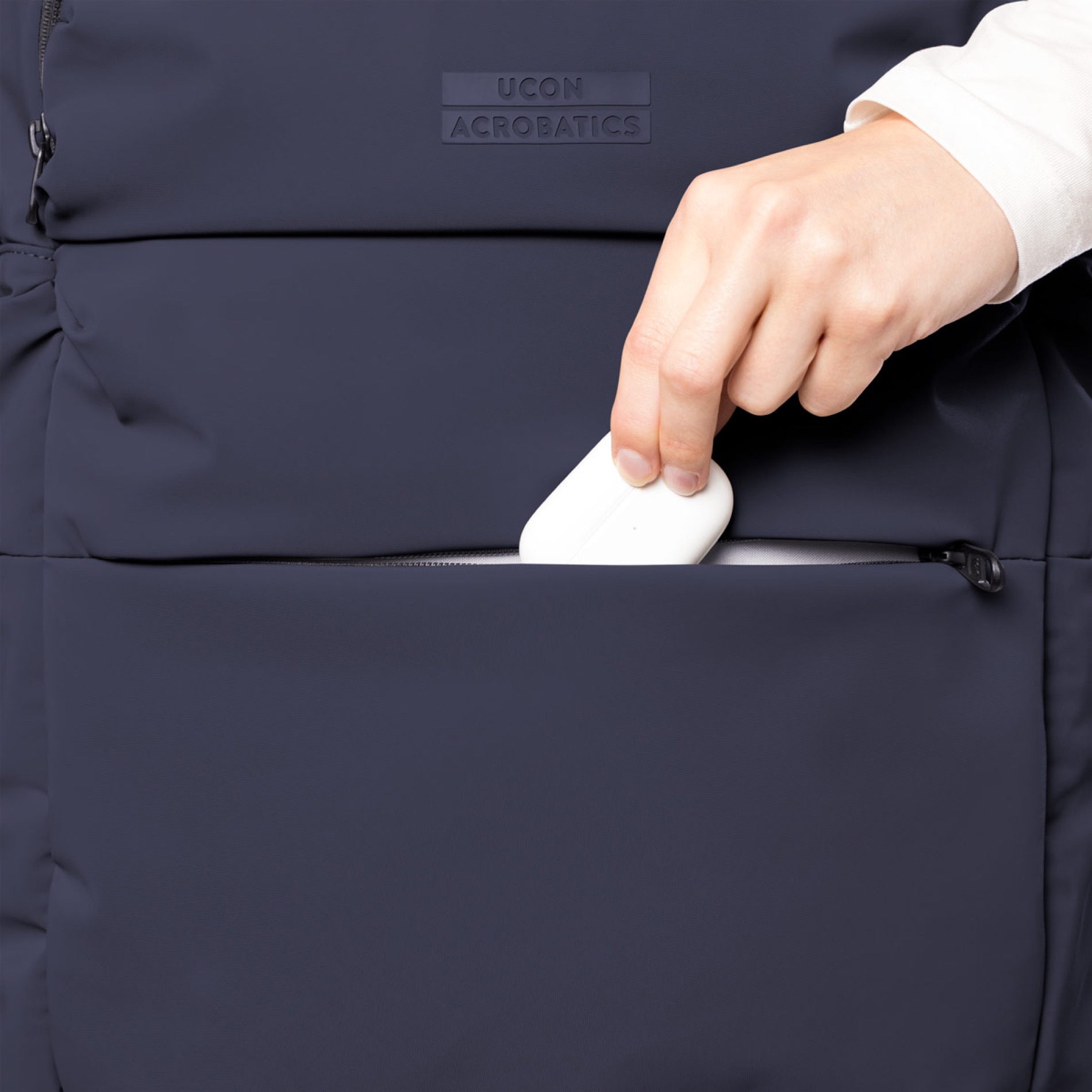 Posuto Puffy Backpack Moss - Dark Navy