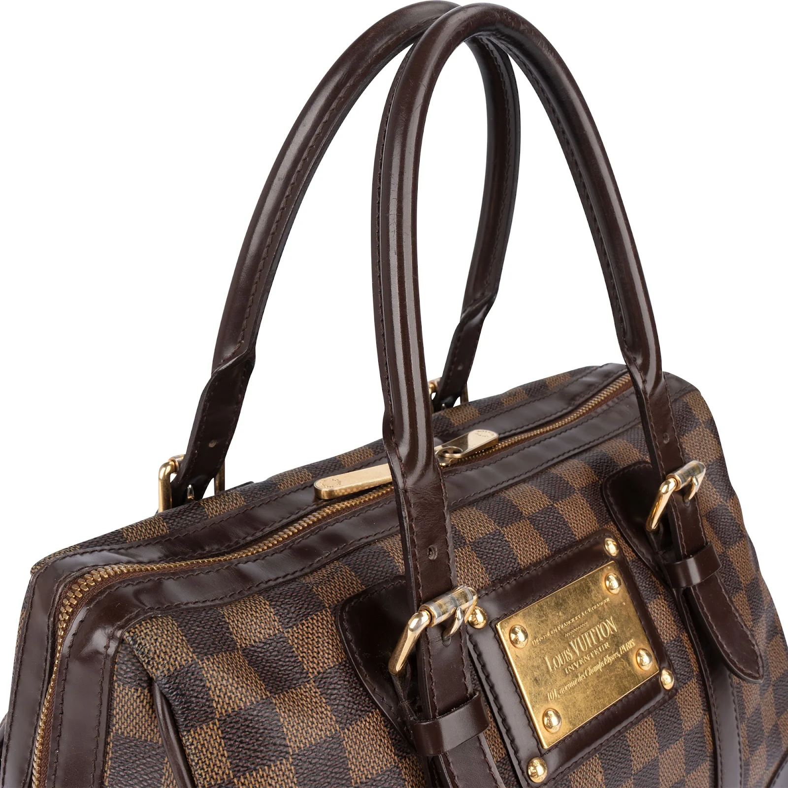 Louis Vuitton Monogram Damier Ebene Berkeley Boston Bag