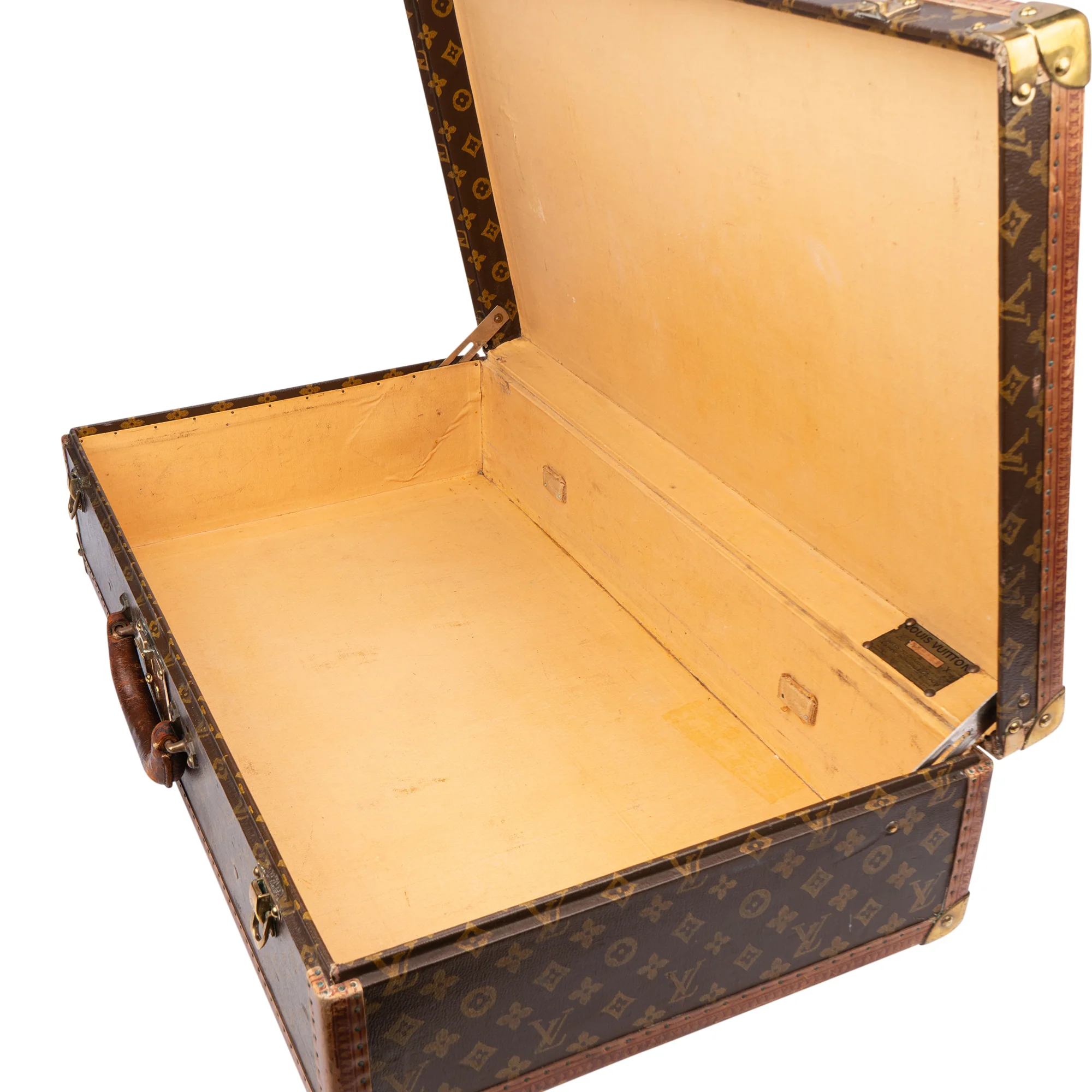 Louis Vuitton Canvas Monogram 1900s Koffer 70