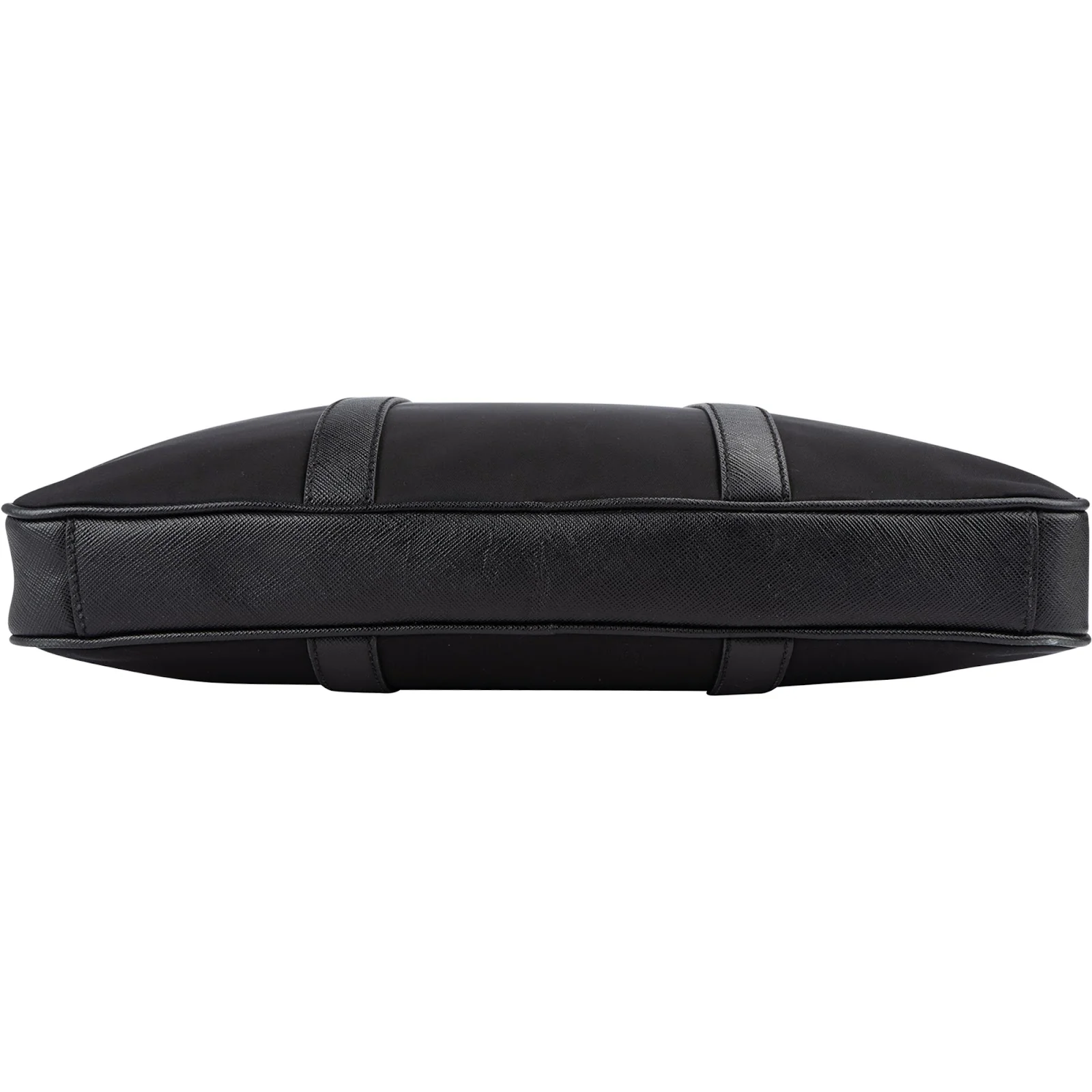 Prada Nylon Saffiano Leather Triangle Business Bag