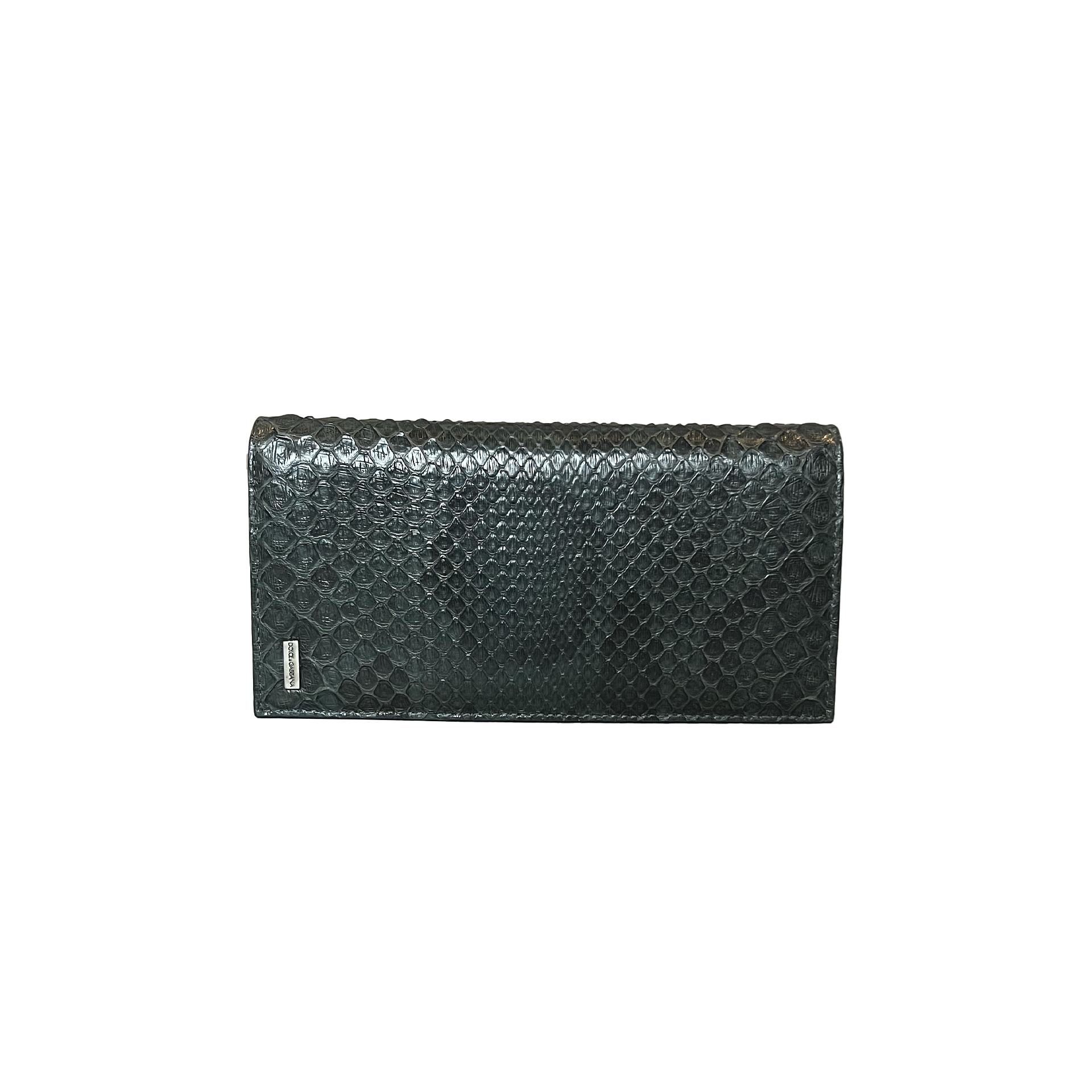Dolce  Gabbana - Genuine Python Leather Continental Wallet