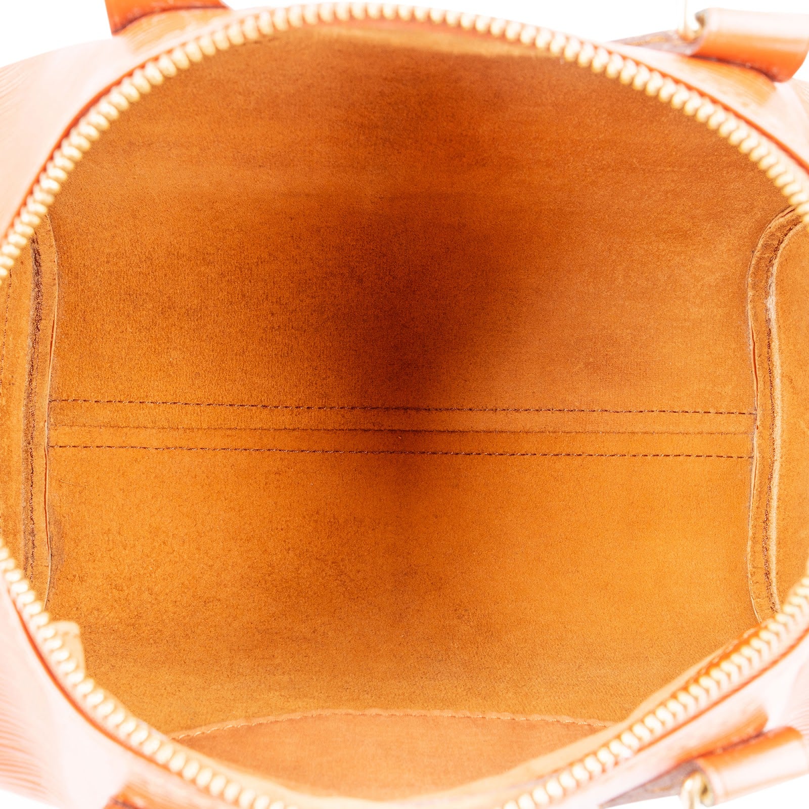 Sac Speedy 30 Boston Louis Vuitton en cuir Epi couleur cognac