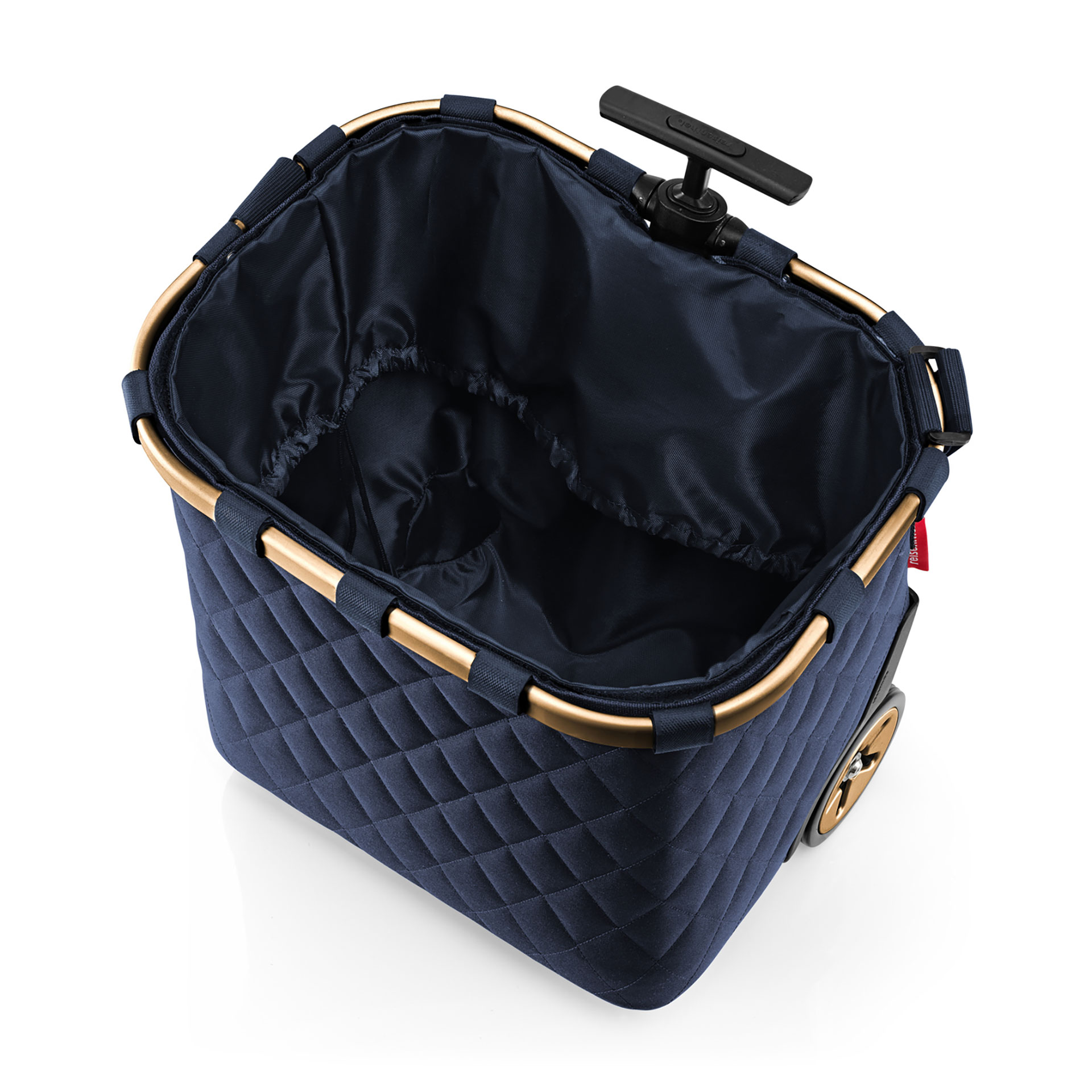 Carrycruiser mit 2 Rollen Frame Shopping 40 Liter - Rhombus midnight gold