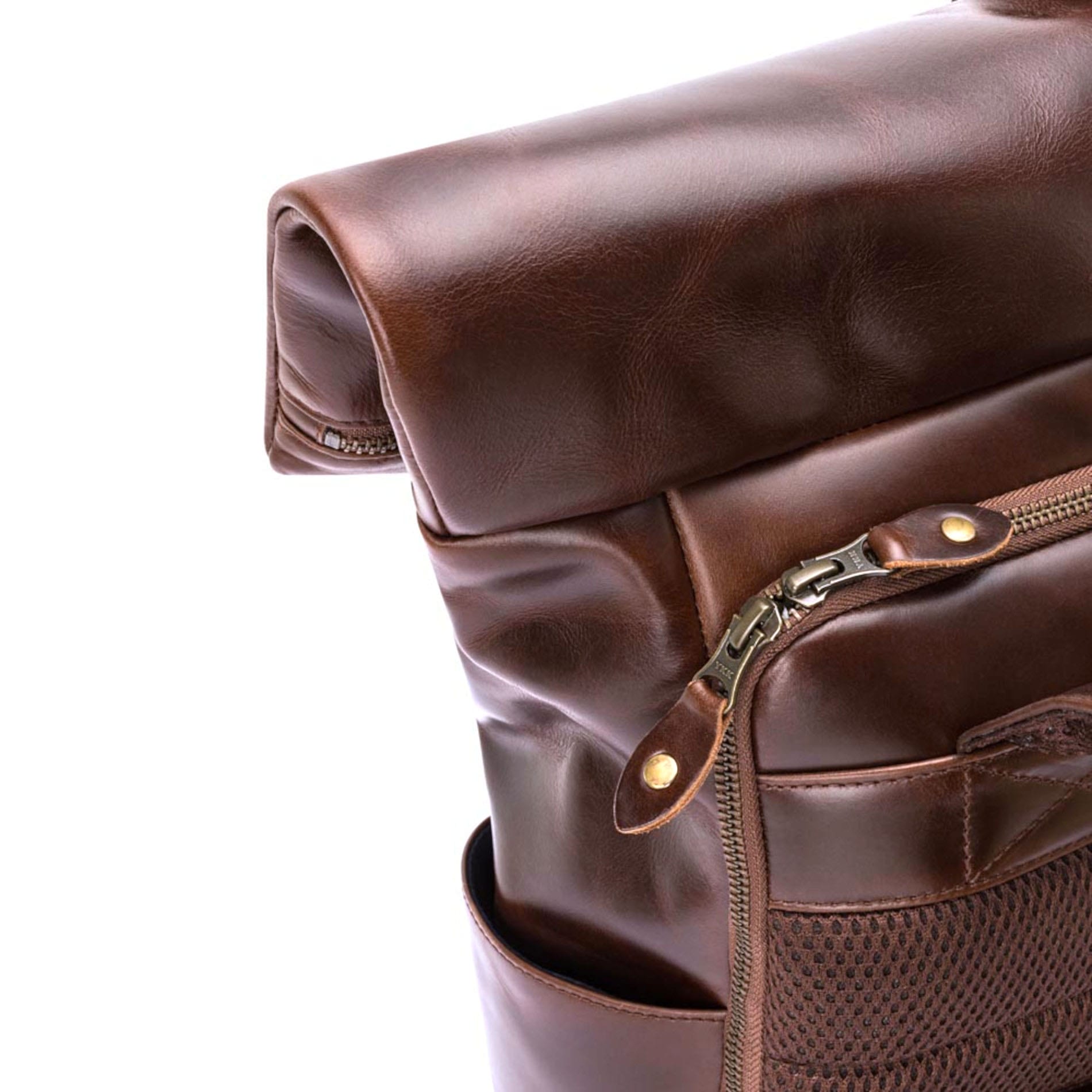 Rolltop Norman - BROWN/Dots