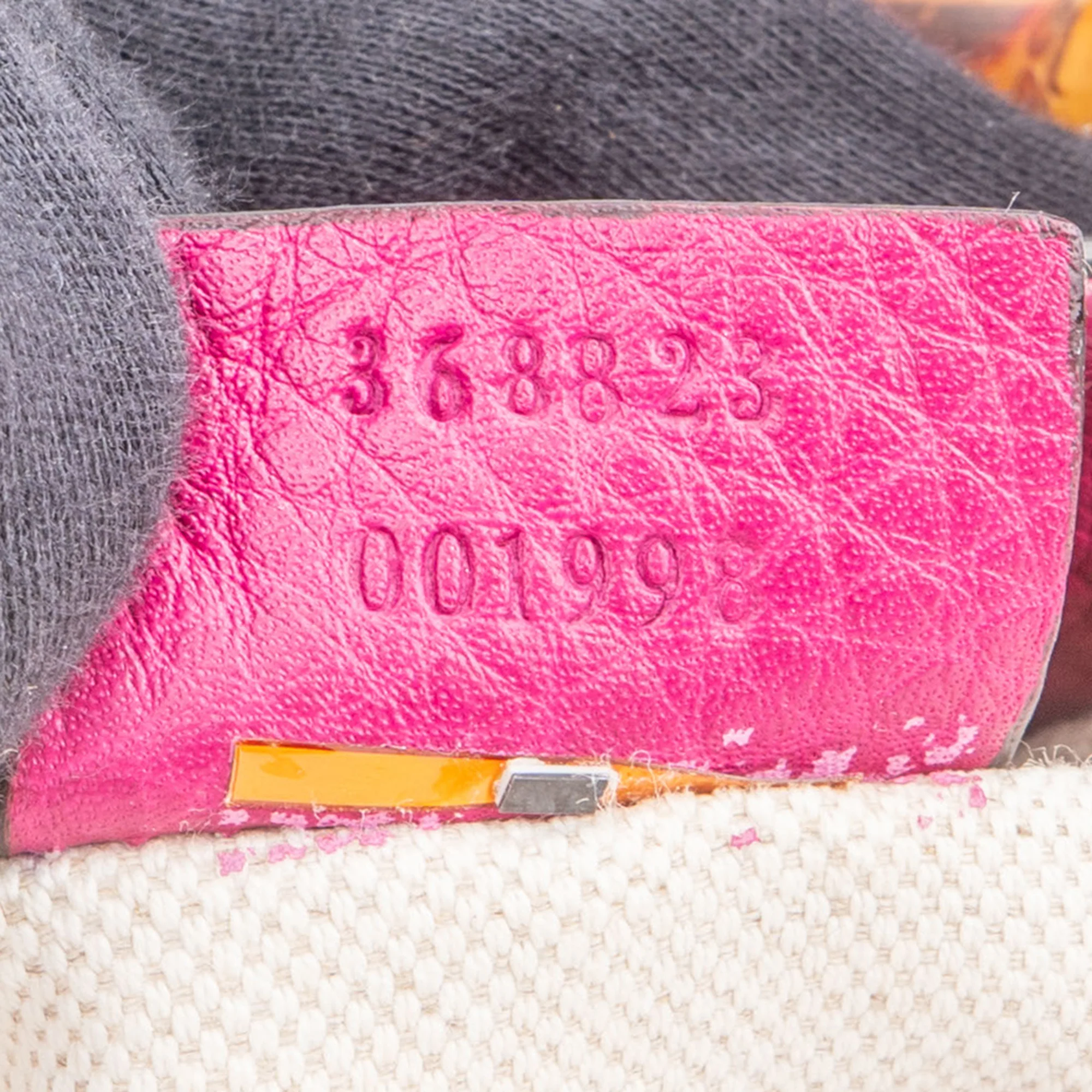 Gucci Pink Leather Mini Bamboo Handbag
