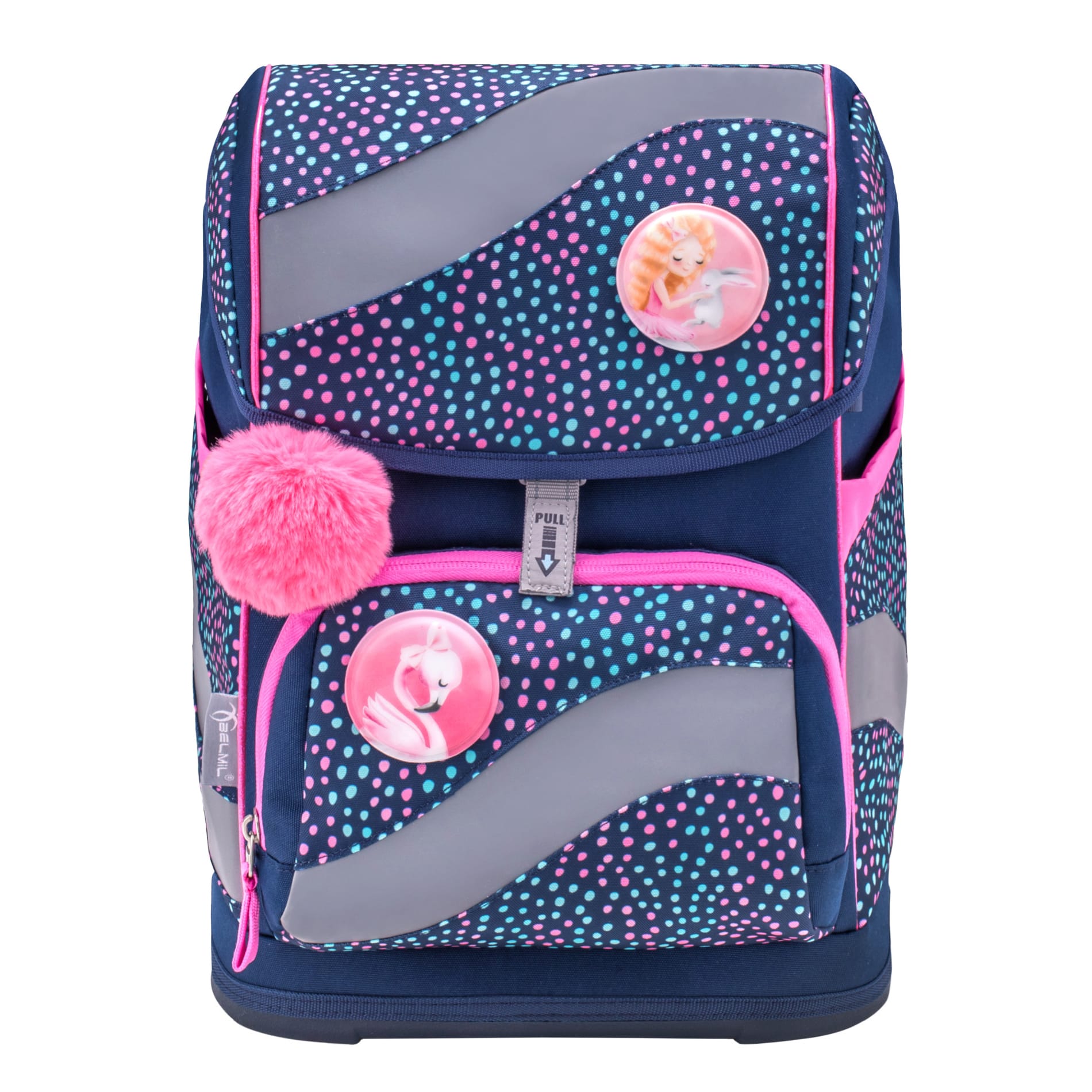 Smarty ergonomisches Schulranzen-Set 4-teilig - Amazing Polka Dot 2