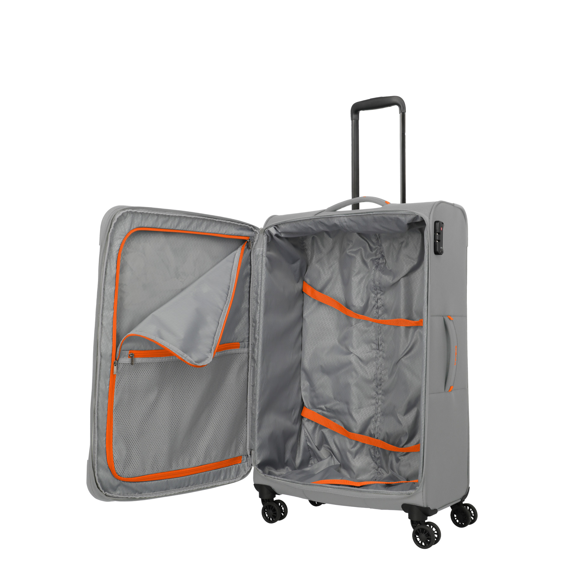 UMBRIA Trolley L (77 cm) erweiterbar - Smoky Grey