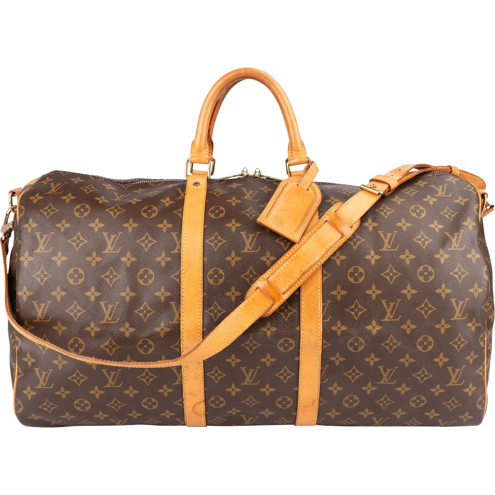 Louis Vuitton Monogram Canvas Keepall 55 Bandoulière Reisetasche