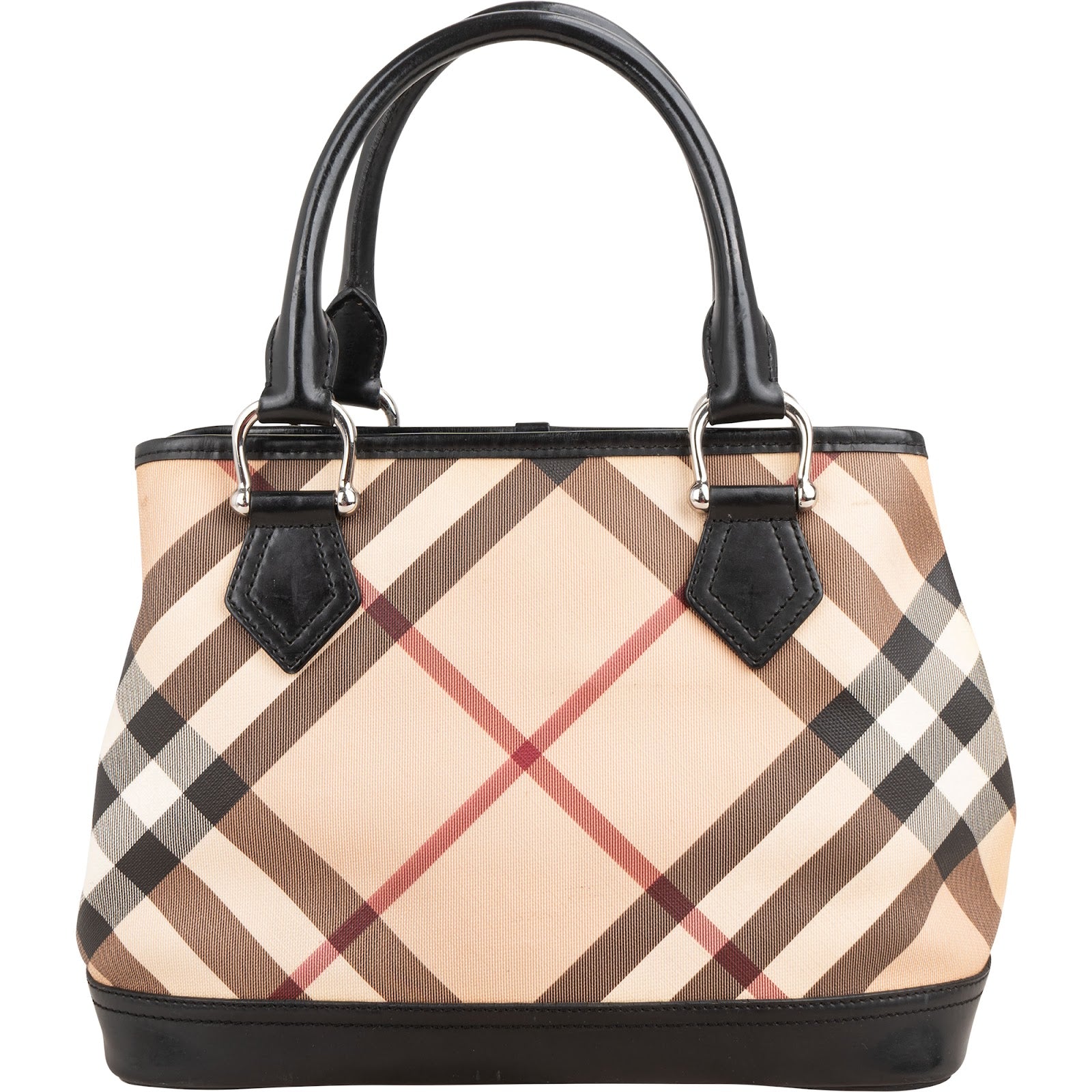 Burberry - Nova-Check Monogram Handbag
