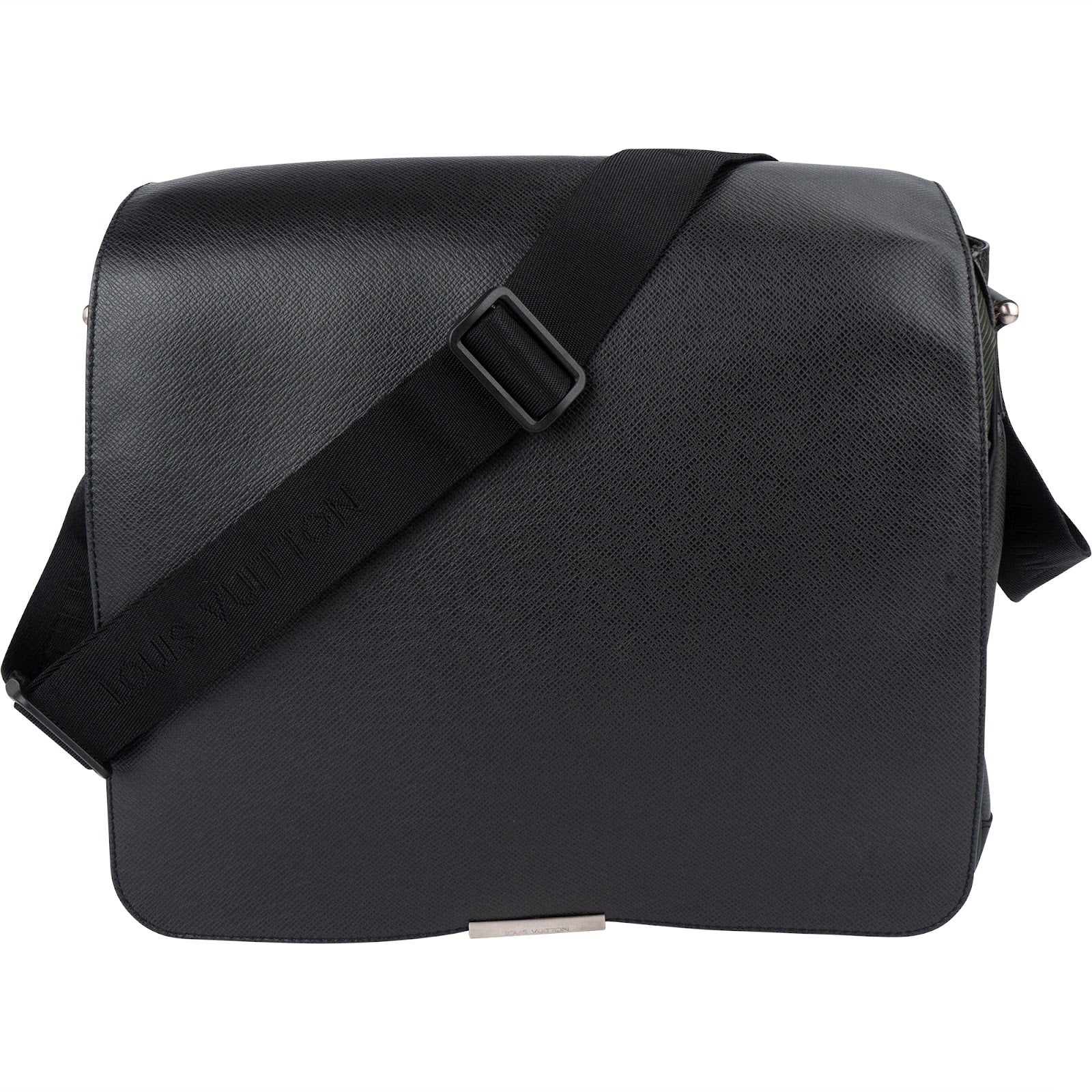 Louis Vuitton Taiga Leather and Nylon Victor Messenger Crossbody Bag