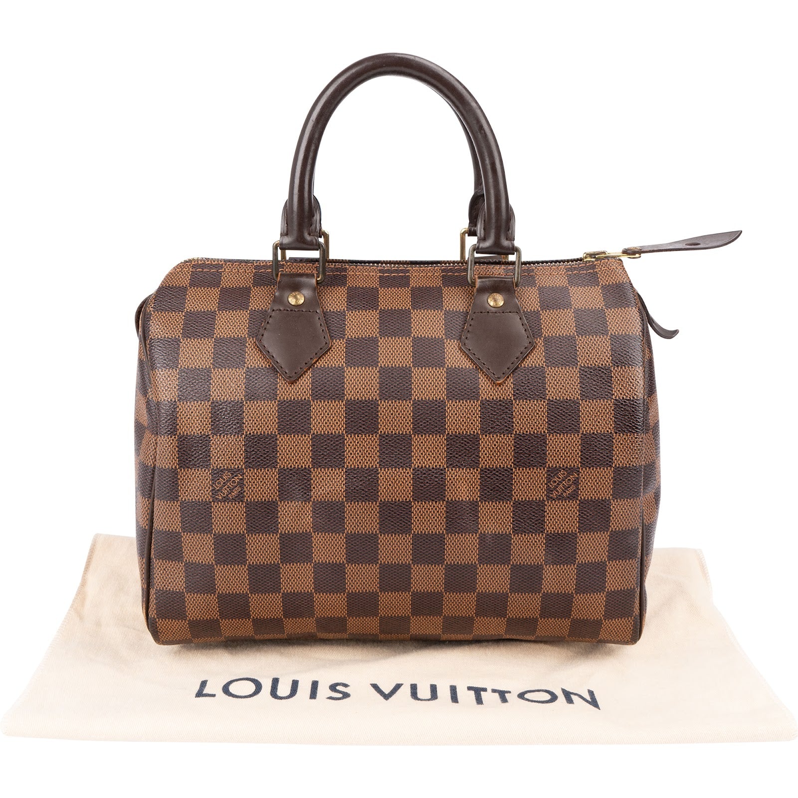 Louis Vuitton - Speedy 25 Damier Ebene Boston Bag