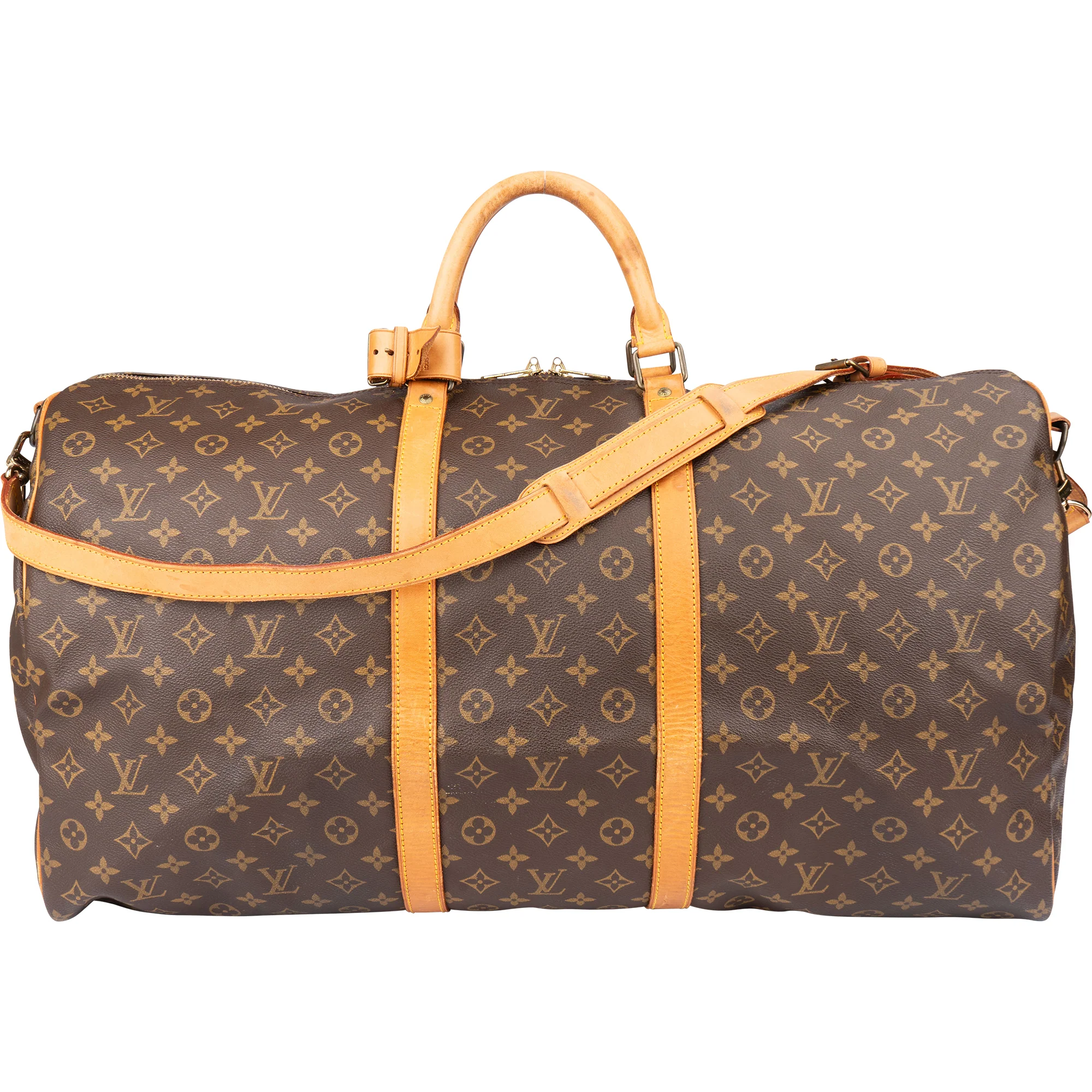 Louis Vuitton Canvas Monogram Keepall 60 Bandouliere