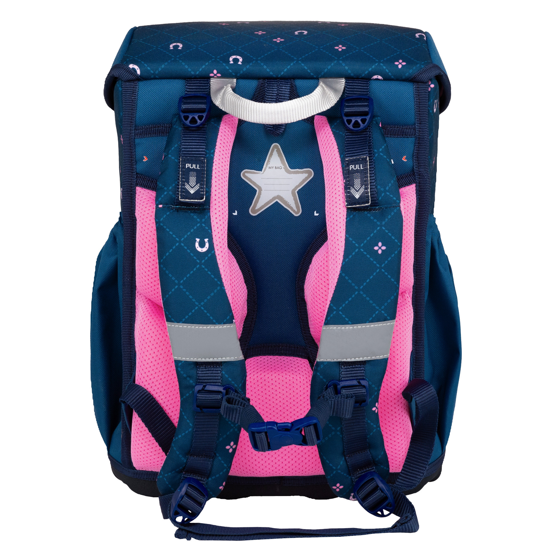 Belmil Maxi ergonomisches Schulranzen-Set 5-teilig "Meet your Horses"