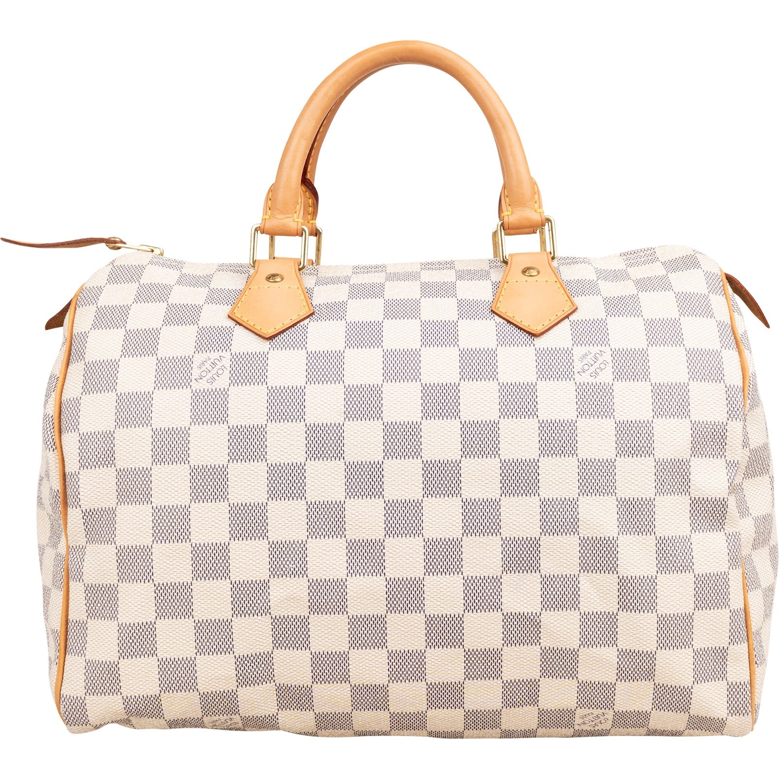 Louis Vuitton Monogram Damier Azur Speedy 30 Boston Bag
