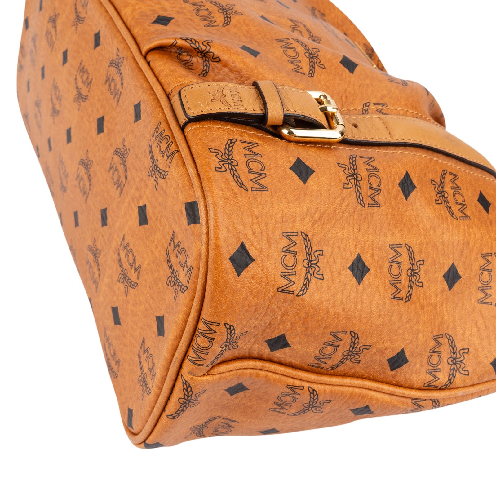 MCM Monogram Visetos Satchel Shoulder Bag